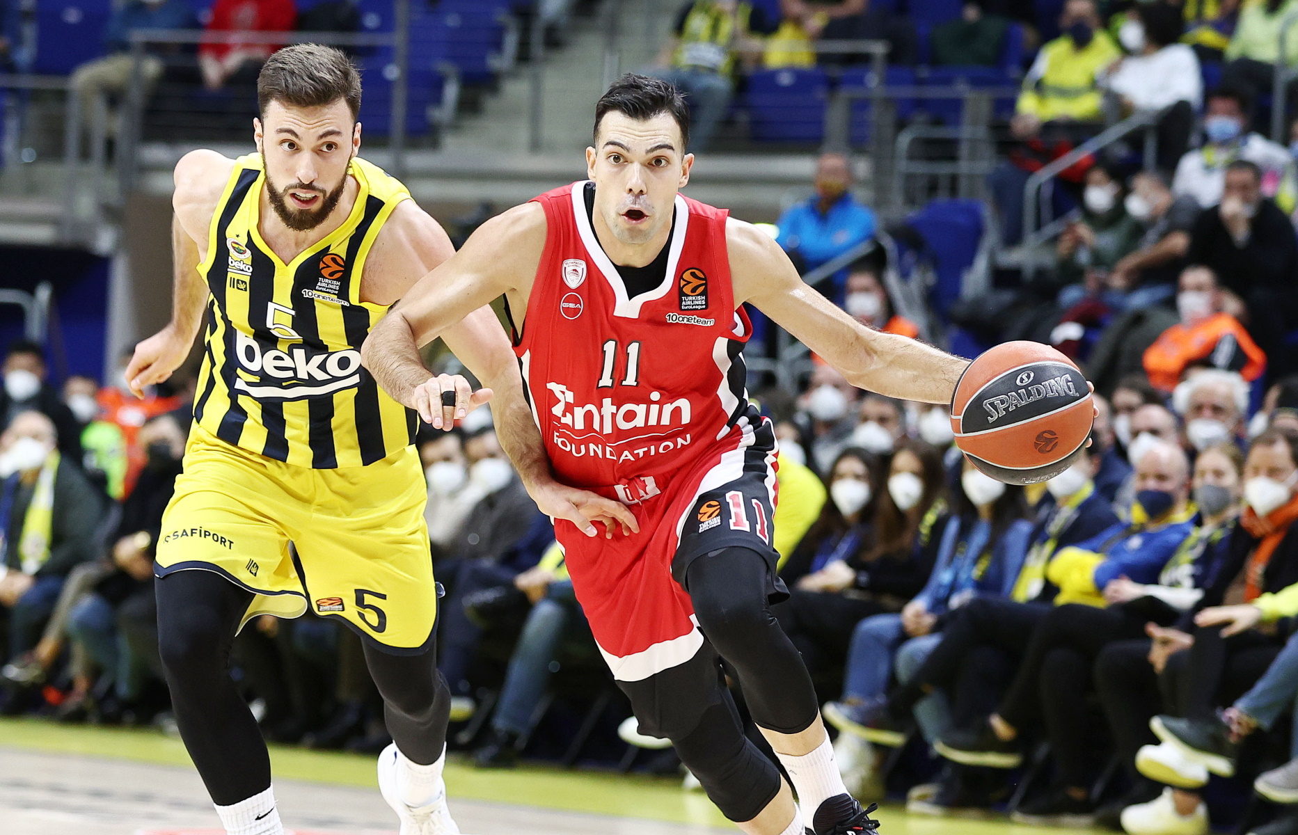 Ο Κώστας Σλούκας ανέβηκε έκτος σε ασίστ στη Euroleague