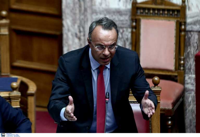 Σταϊκούρας: Απόπειρα να κουκουλώσει τα δικά του αδιέξοδα, η πρόταση μομφής ΣΥΡΙΖΑ