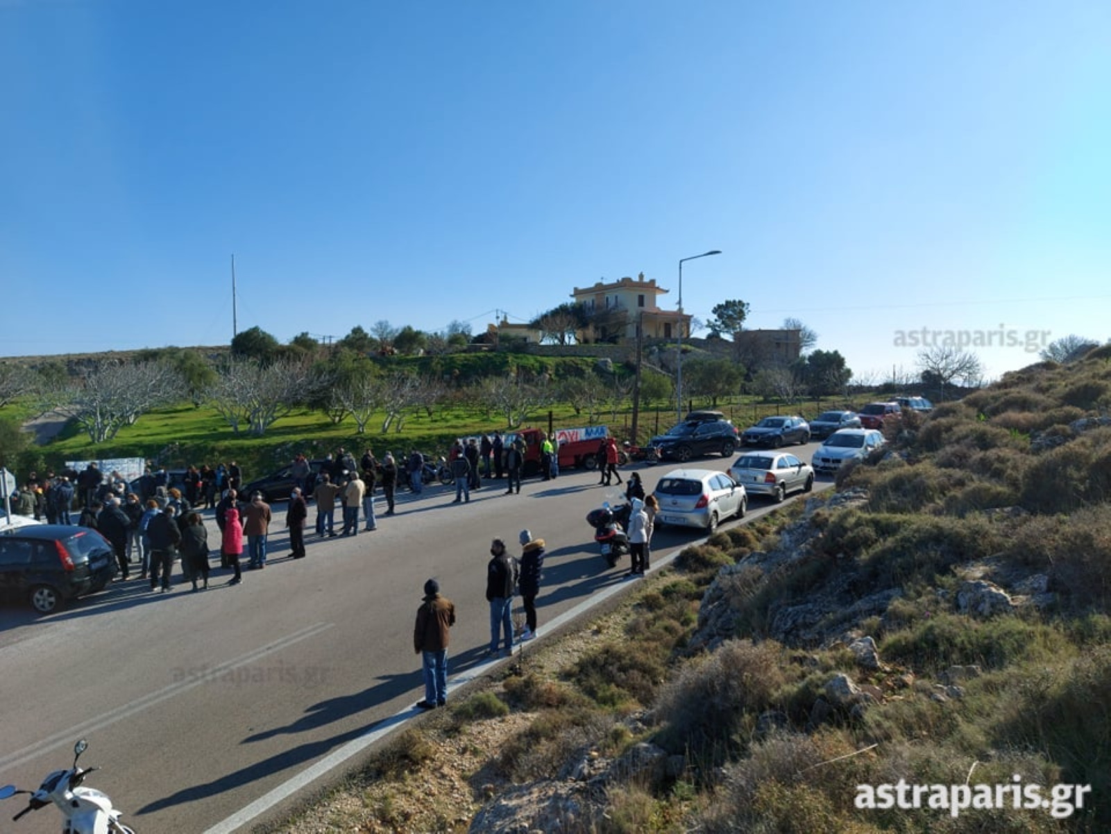 Χίος: Αντιδράσεις γα τη νέα δομή φιλοξενίας μεταναστών - Σκοπιές και μπλόκα