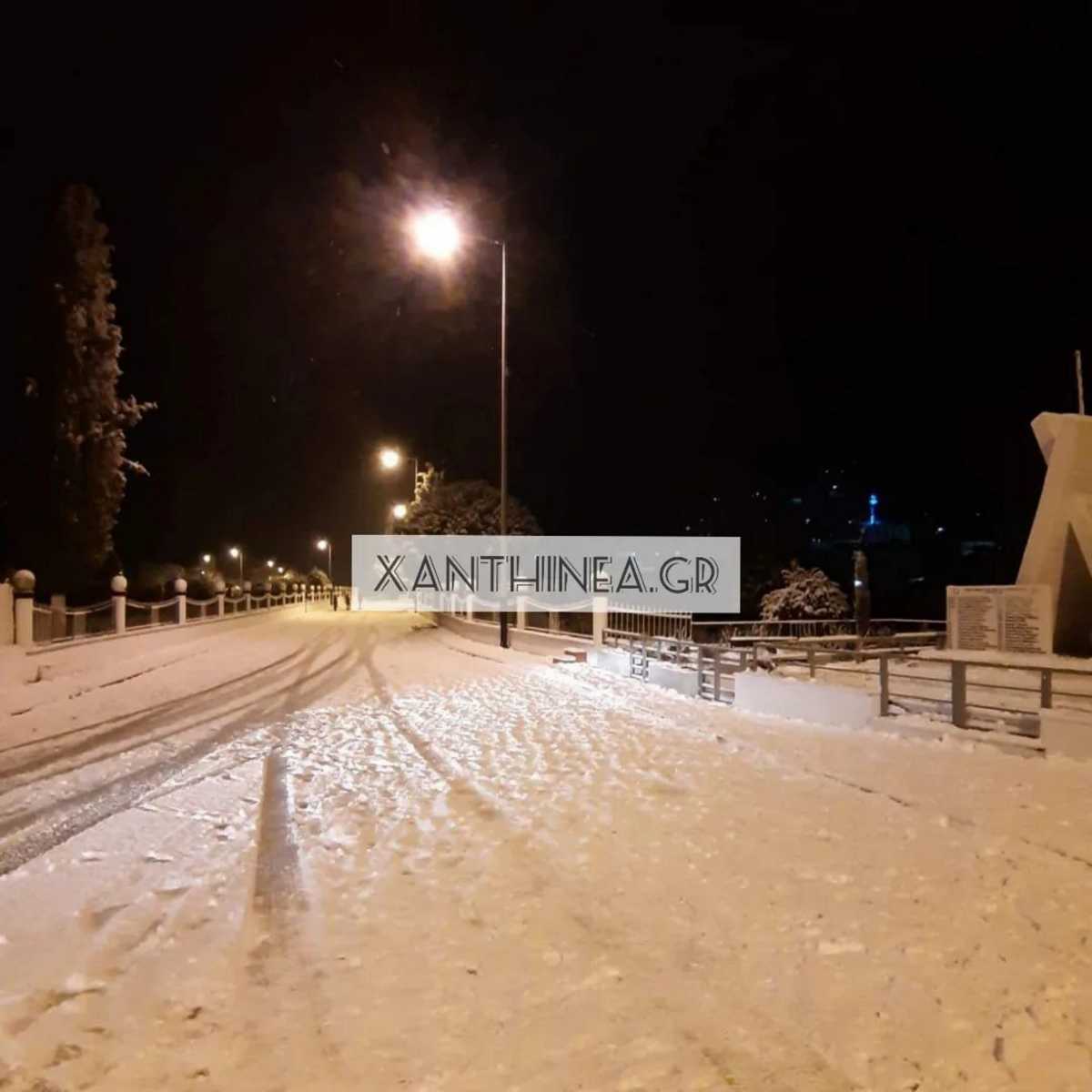 Κακοκαιρία «Ελπίς»: Δείτε τις εικόνες από την Ξάνθη