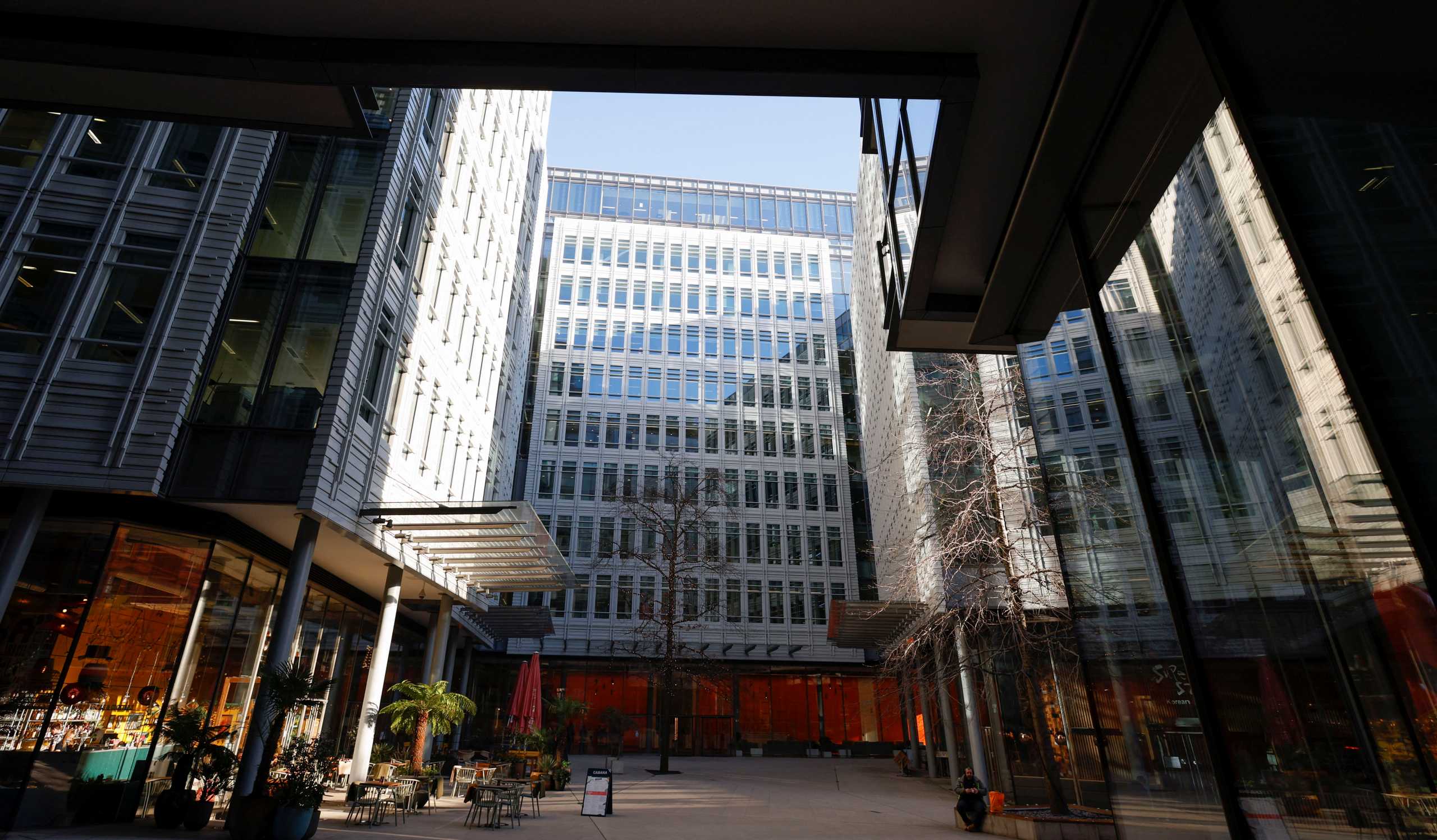 A view of Google's offices in the Central Saint Giles development in London, Britain, January 14, 2022. REUTERS