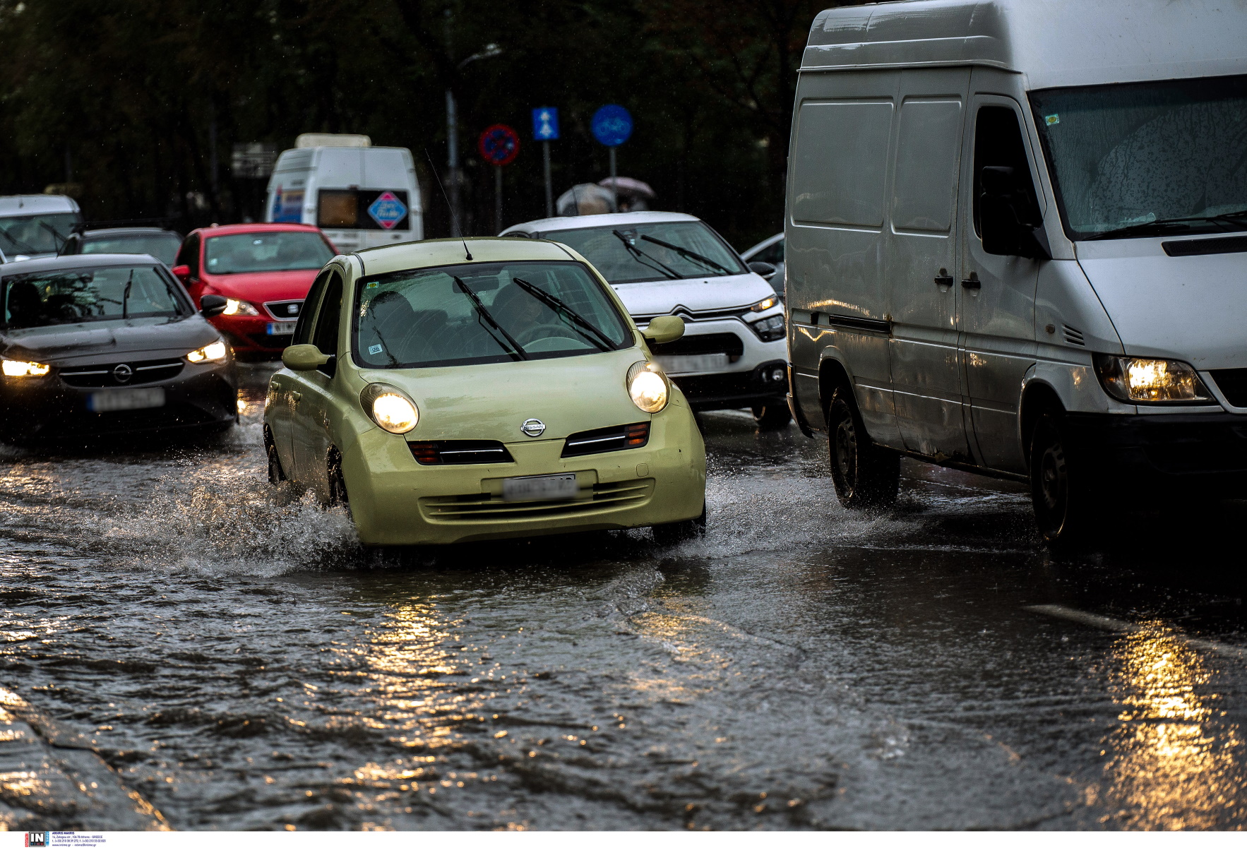 Καιρός – Χαλκιδική: Διακοπές κυκλοφορίας και οδηγίες αυτοπροστασίας από την ισχυρή βροχή