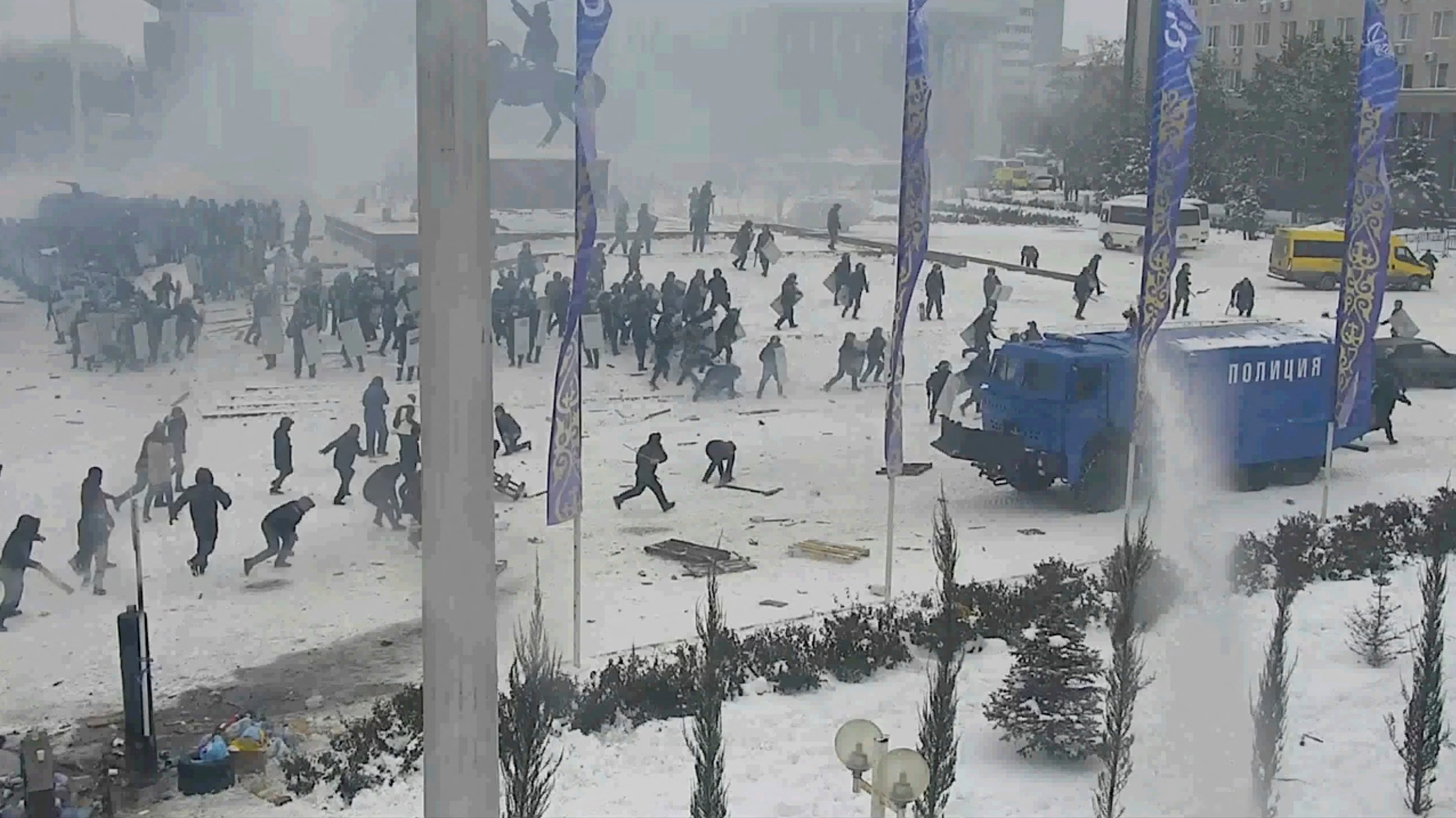 Καζακστάν: Εντολή για πυρ στο ψαχνό έδωσε ο πρόεδρος στο διάγγελμά του