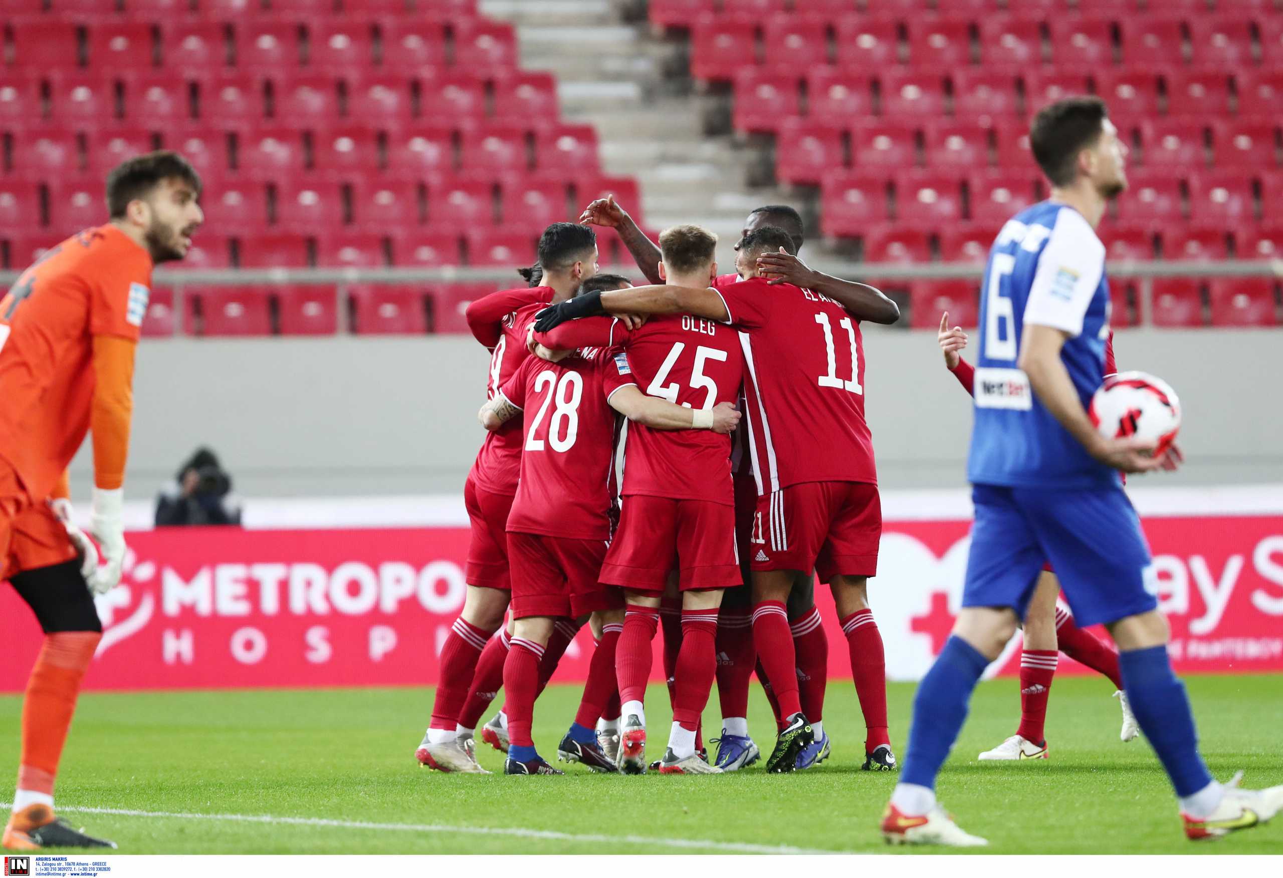 Superleague 1, Ολυμπιακός – ΠΑΣ Γιάννινα 2-0: Πρώτη νίκη στο 2022 για τους Πειραιώτες
