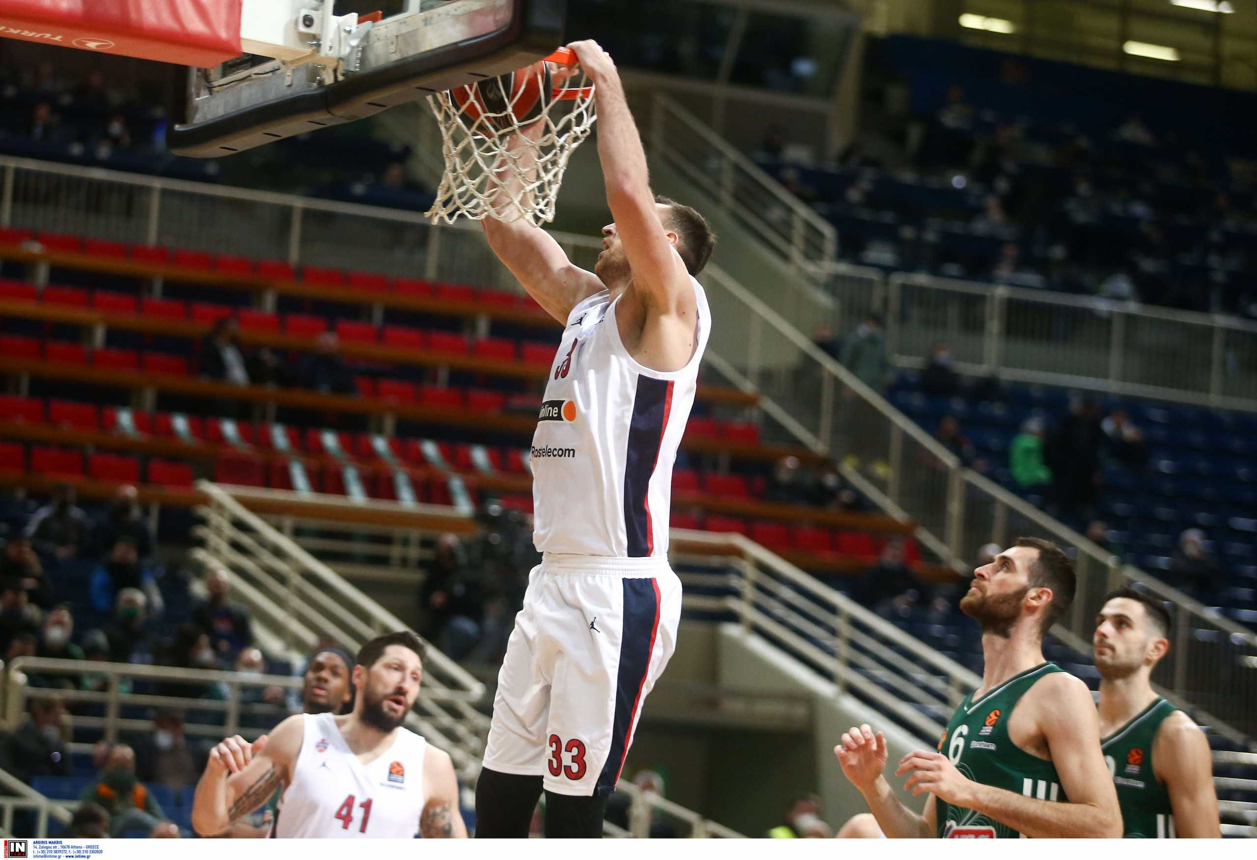 ΤΣΣΚΑ, Ζενίτ και Ούνικς δεν παίζουν στην Euroleague για ένα μήνα