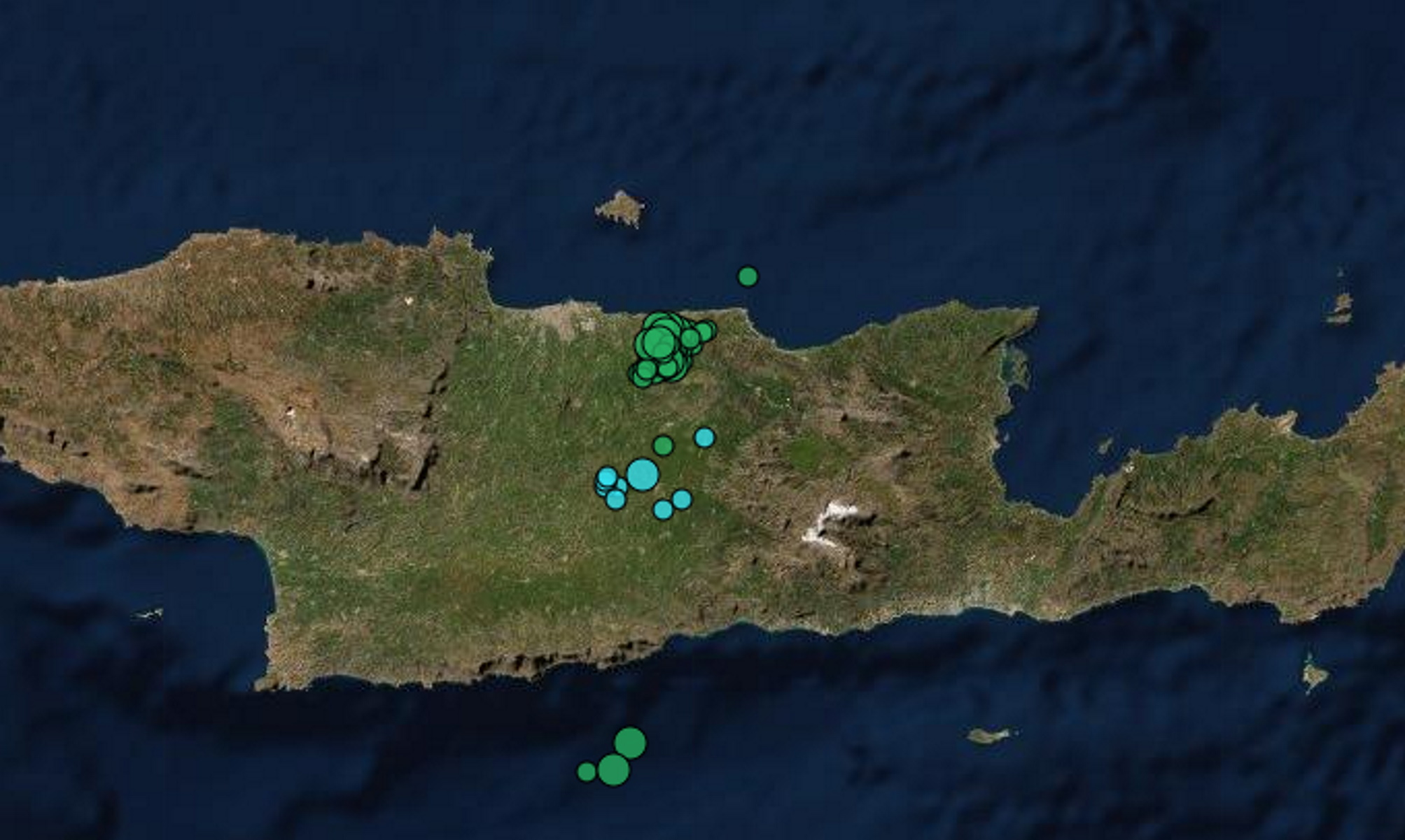 Σεισμός 3,2 ρίχτερ στο Ηράκλειο – Από το επίκεντρο των 3,5 βαθμών