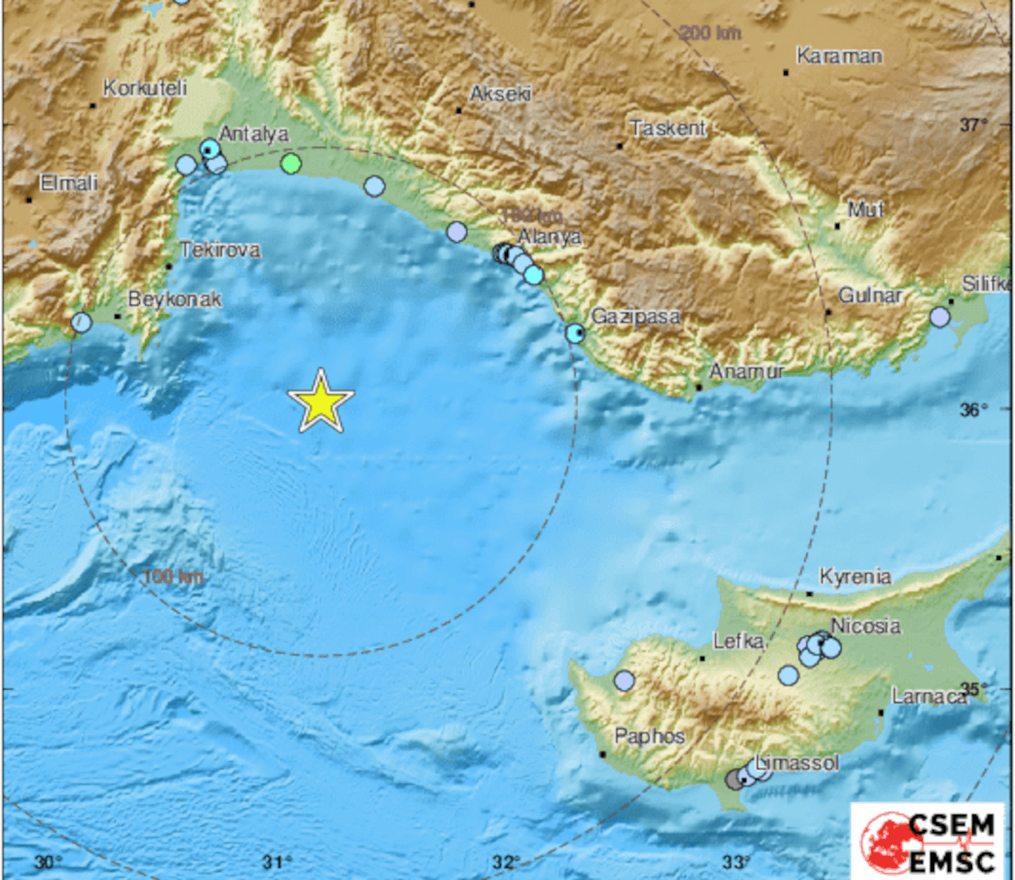 Σεισμός 5,2 Ρίχτερ στη δυτική Τουρκία