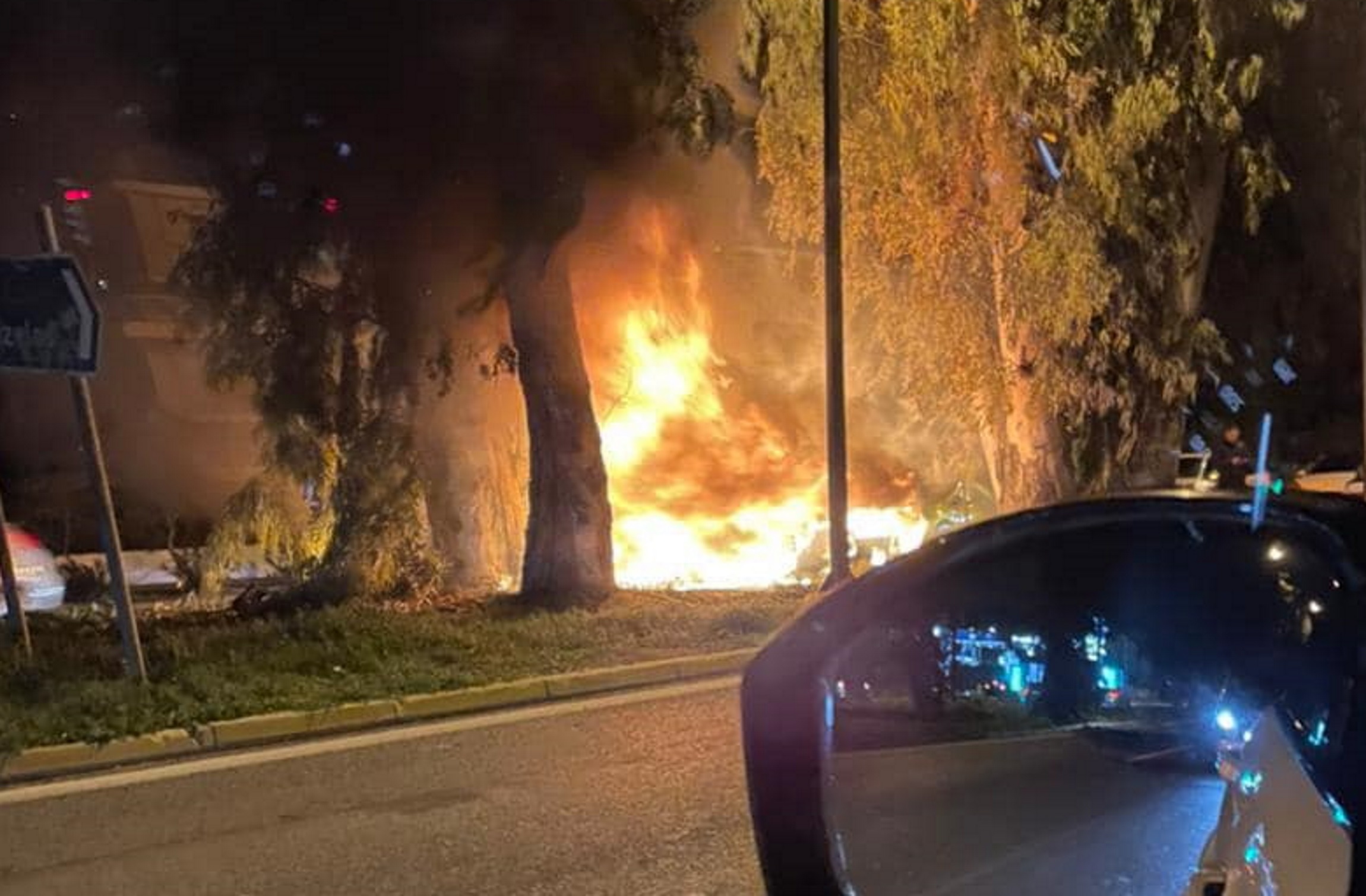 Τζώρτζης Μονογυιός δυστύχημα με Ferrari τροχαίο Βούλα