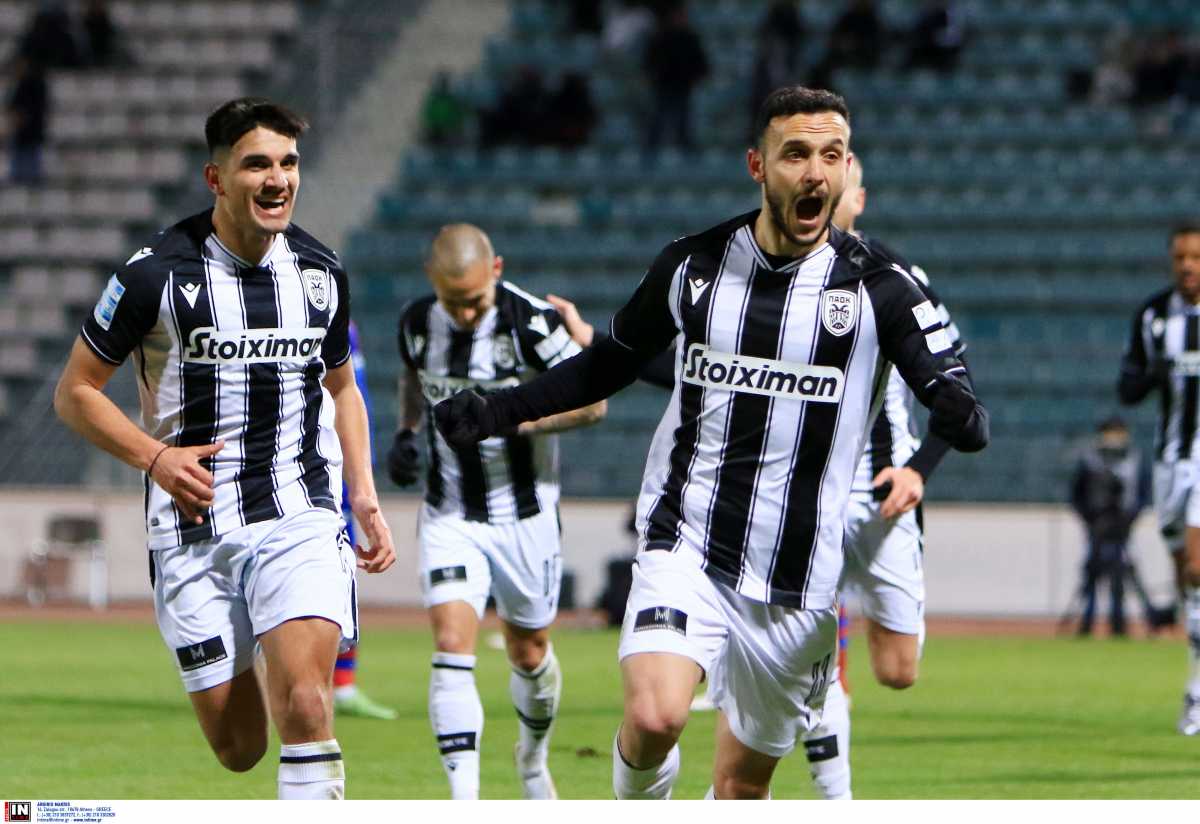 Superleague 1, Βόλος – ΠΑΟΚ 0-4: Σαρωτικό πέρασμα από το Πανθεσσαλικό