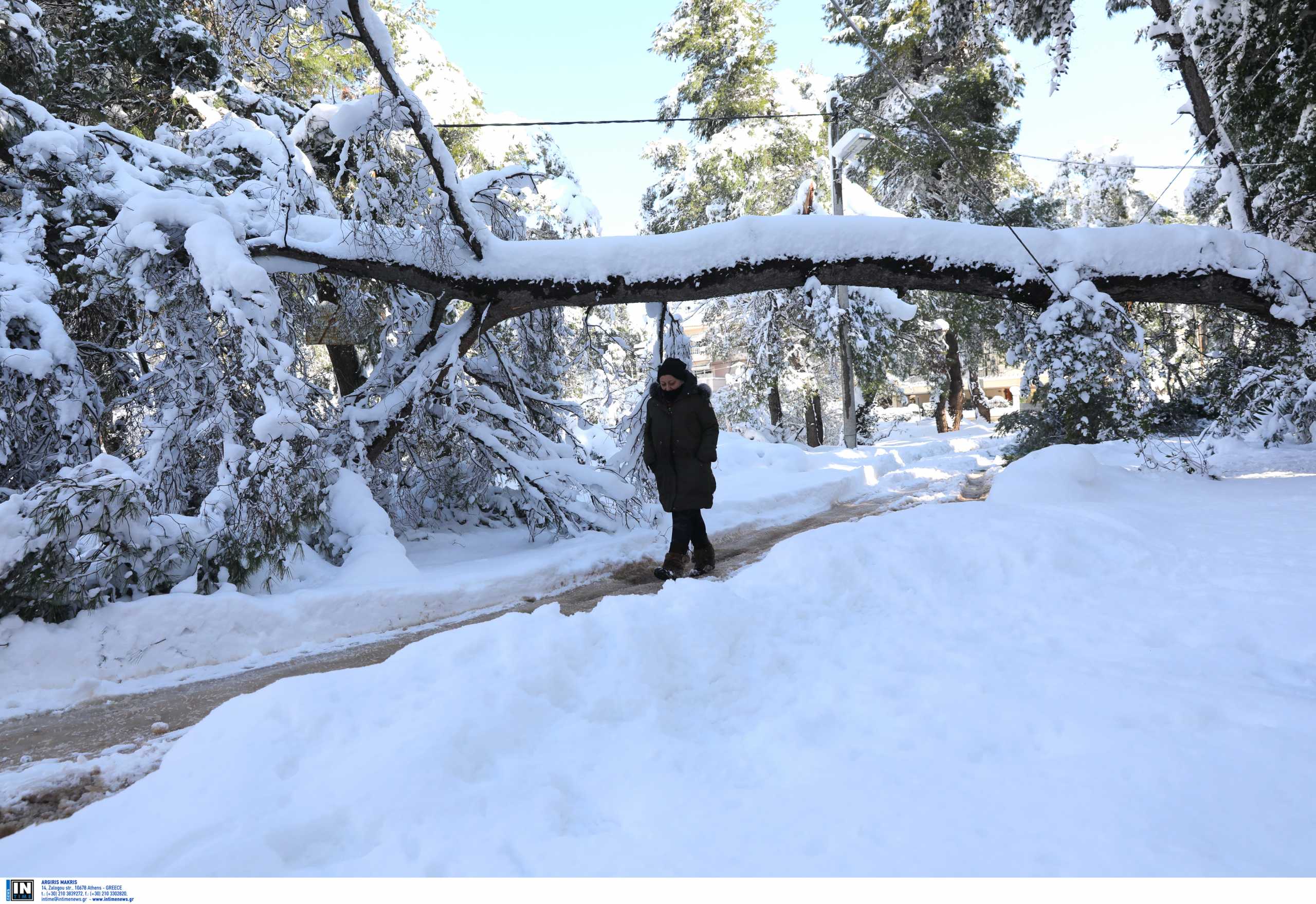 Καιρός – meteo για κακοκαιρία Ελπίς: Πολικός αεροχείμαρρος από το βράδυ της Παρασκευής, που θα χιονίσει