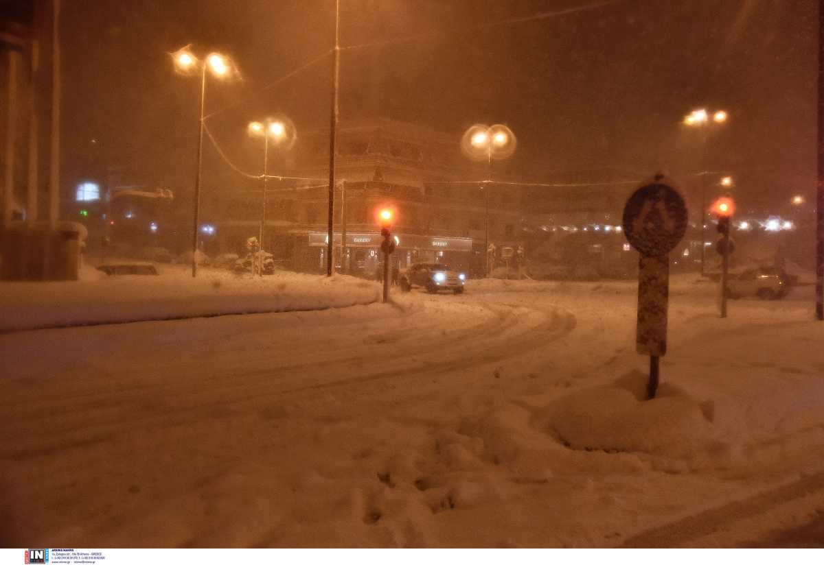 Κακοκαιρία «Ελπίς» – meteo: Παροδικές και τοπικά πυκνές χιονοπτώσεις μέσα στη νύχτα