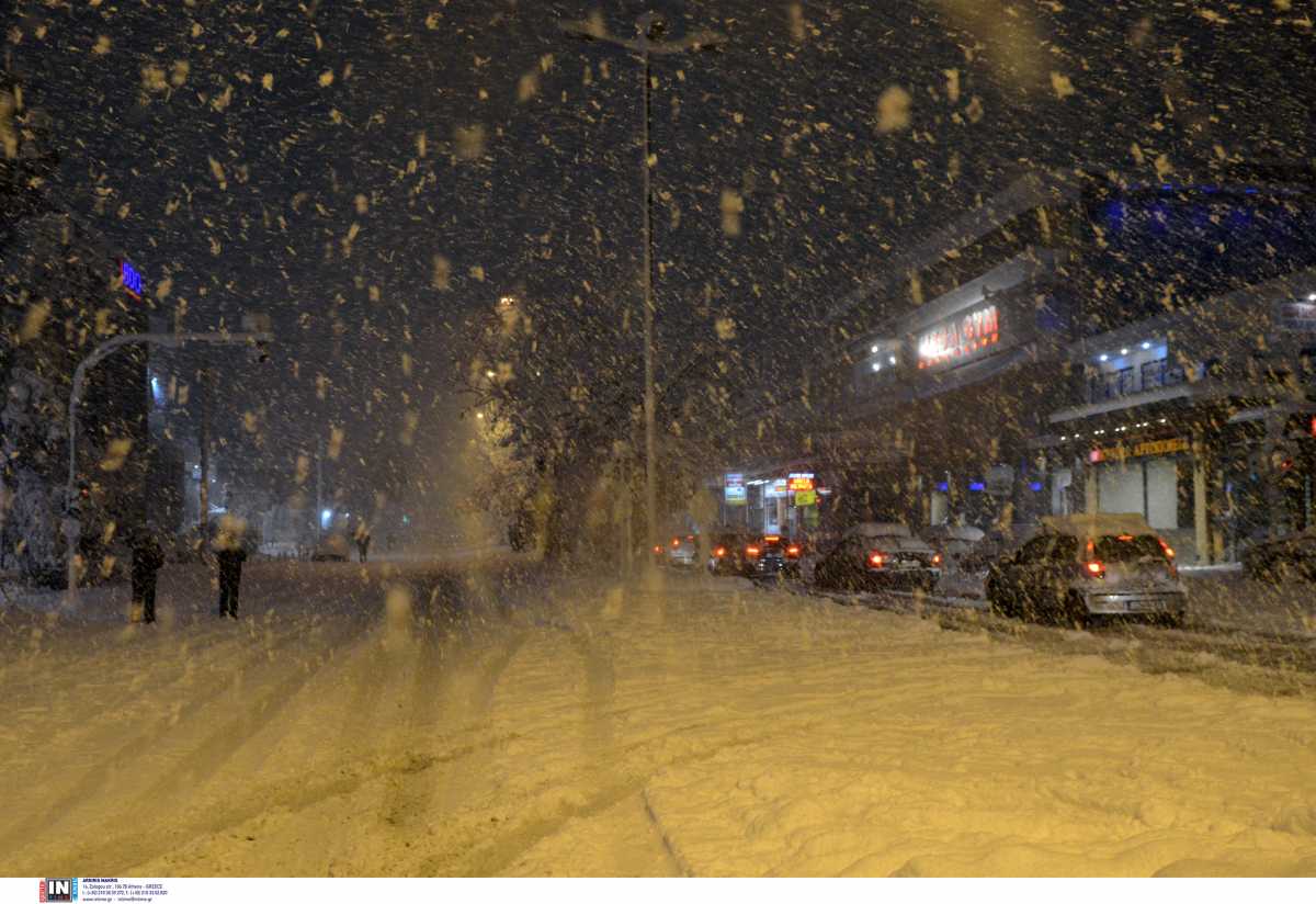 Κακοκαιρία Ελπίς: Πολικές θερμοκρασίες την Τρίτη (25/01) – Πότε θα σταματήσει να χιονίζει στην Αθήνα