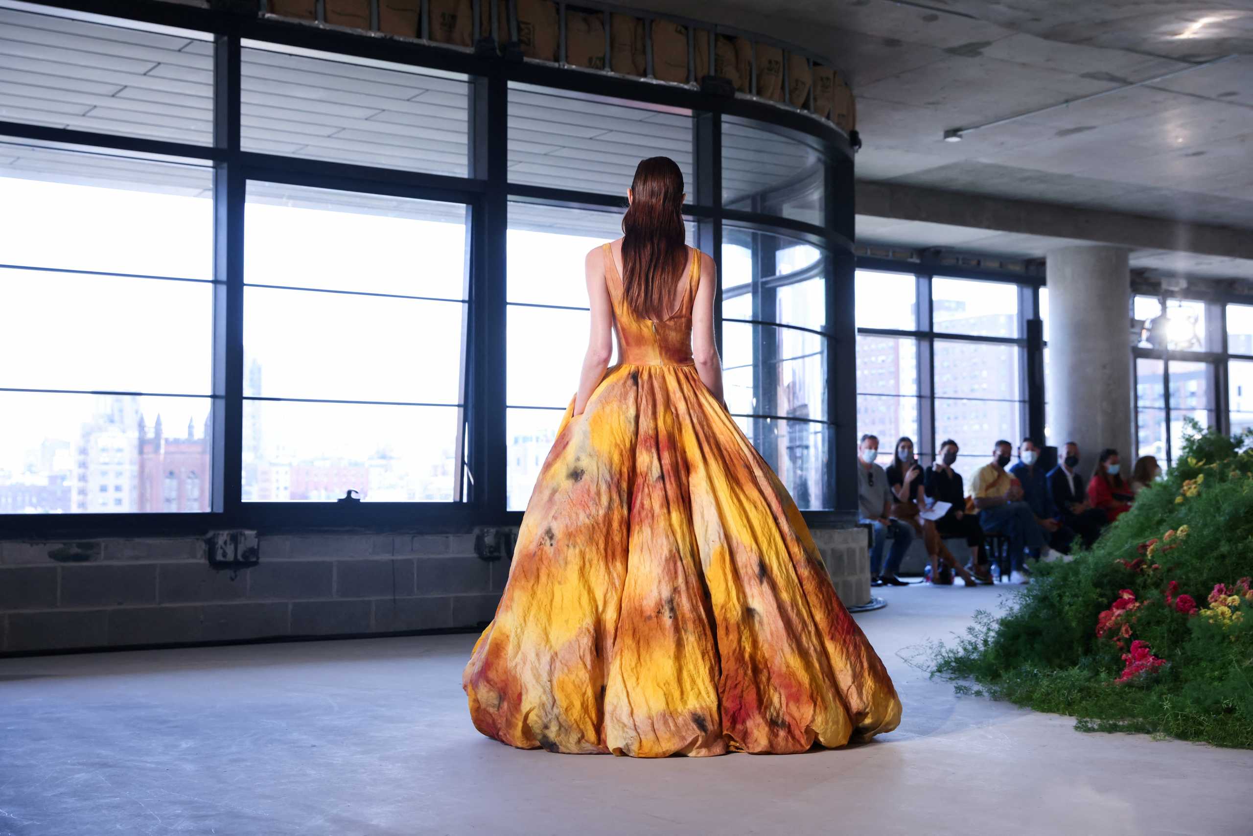 FILE PHOTO: A model presents a creation from the Jason Wu collection during New York Fashion Week in Manhattan, New York City, U.S., September 10, 2021. REUTERS