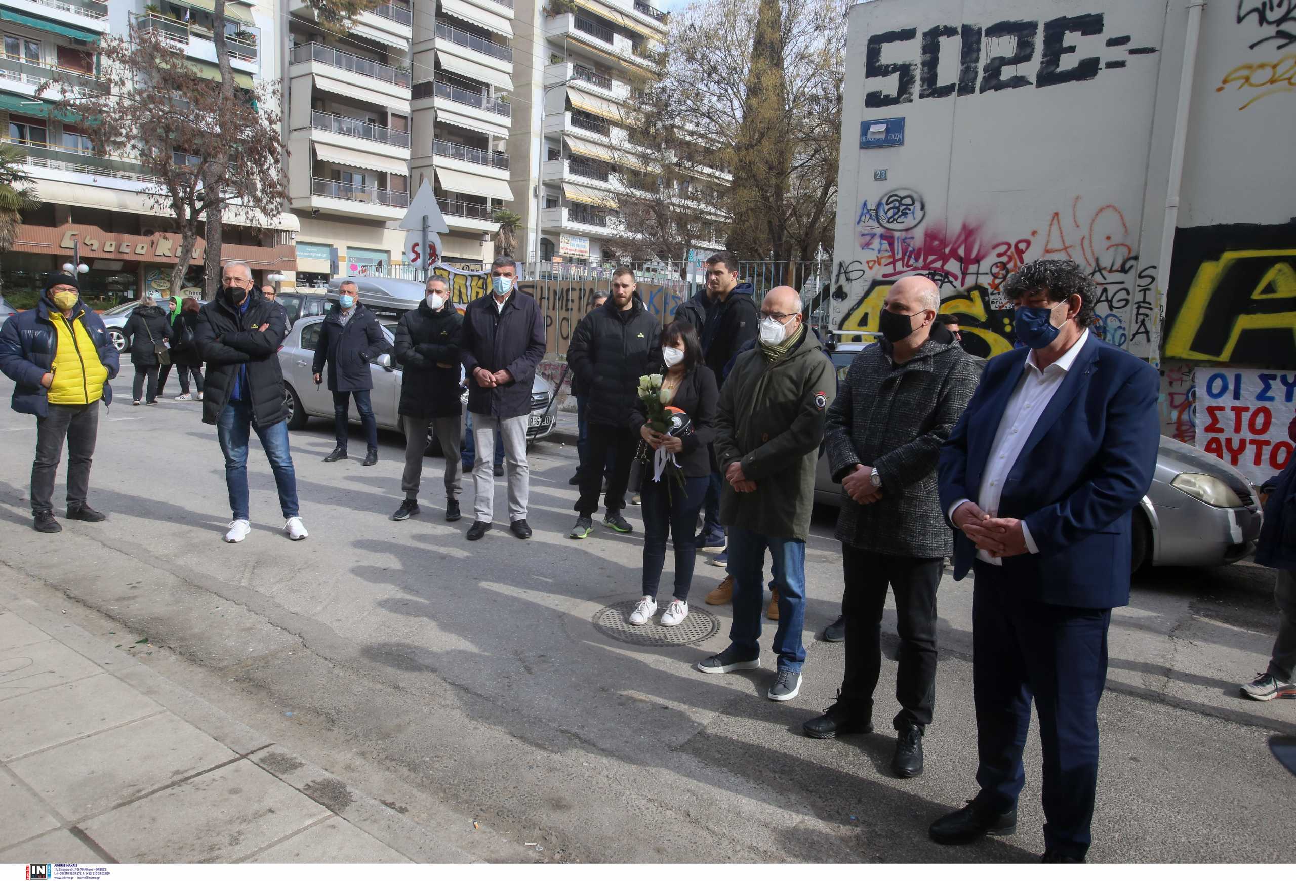 Στο σημείο της δολοφονίας του Άλκη ΠΑΟΚ, ΑΕΚ, Ολυμπιακός και Ιωνικός