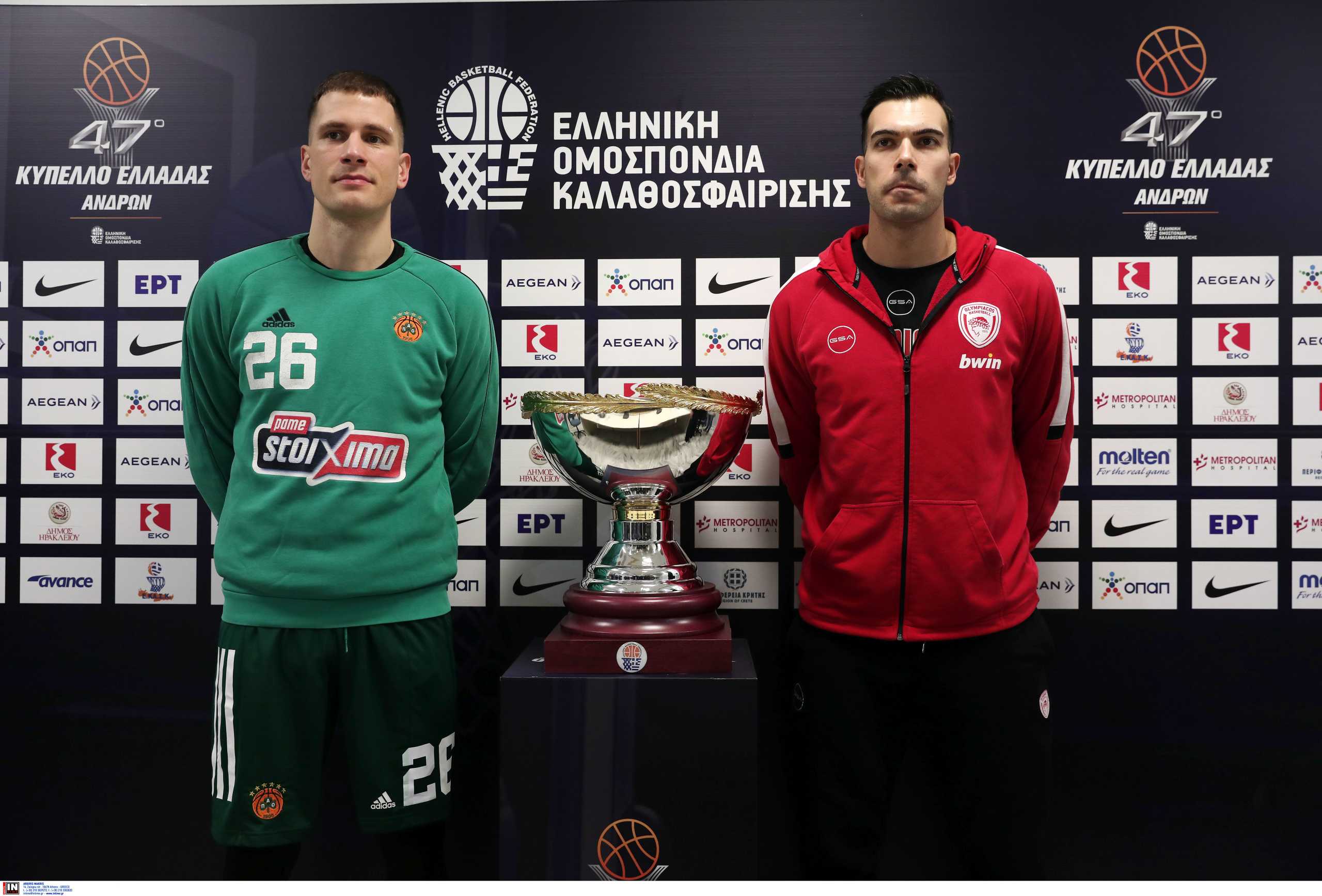Τελικός Κυπέλλου μπάσκετ: Οι δηλώσεις Σλούκα και Νέντοβιτς ενόψει του μεγάλου ματς