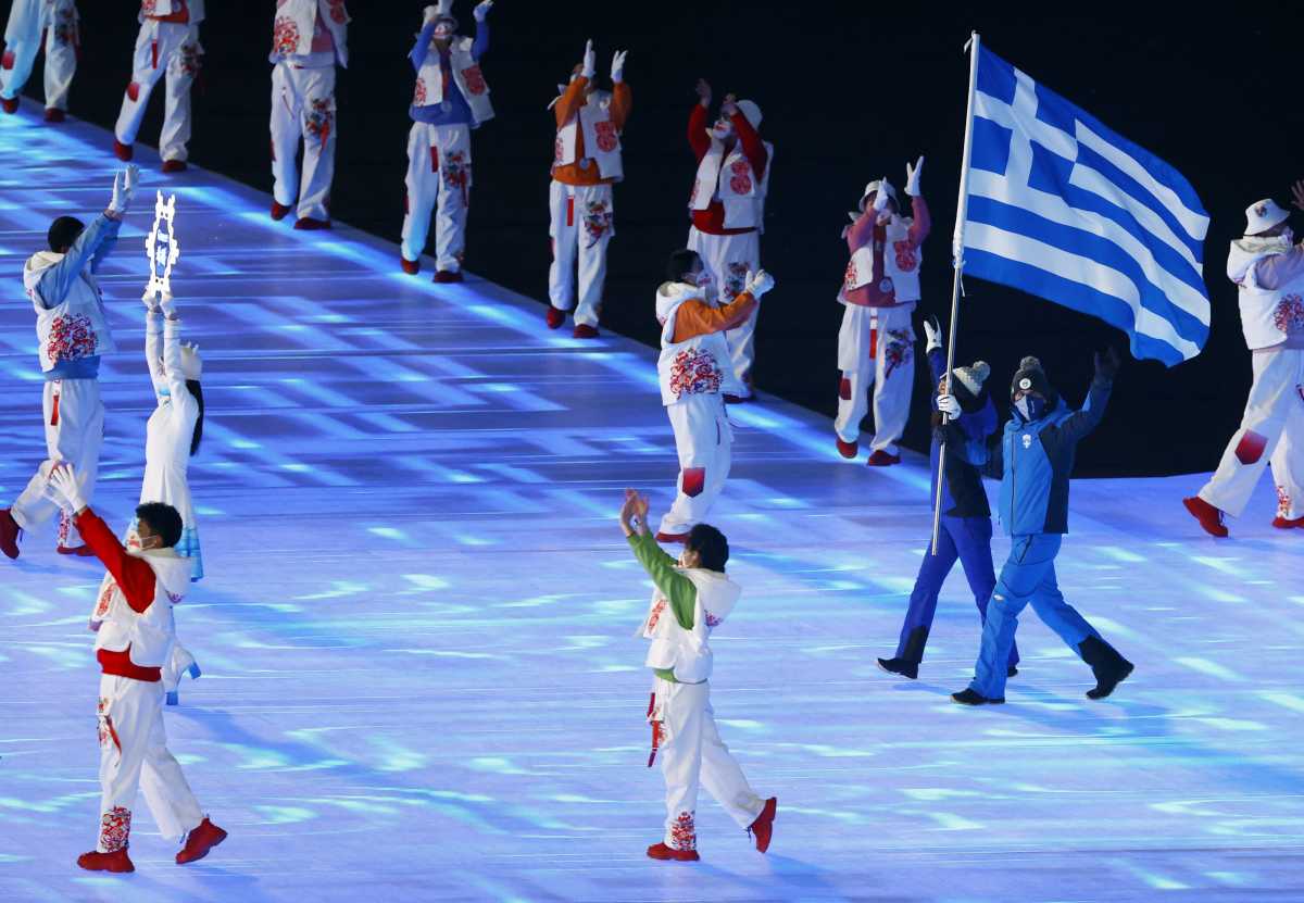 Χειμερινοί Ολυμπιακοί Αγώνες: Η είσοδος της Ελλάδας στην Τελετή Έναρξης – ΦΩΤΟ