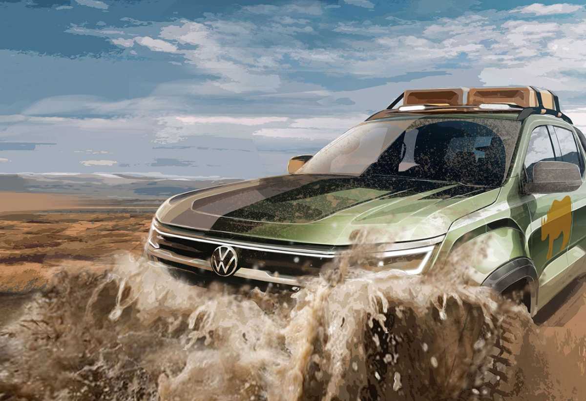 Η Volkswagen έδωσε στη δημοσιότητα τα τελικά σκίτσα του νέου Amarok