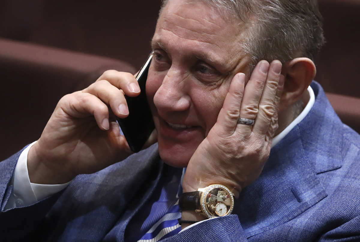 epa07225705 Russian billionaire Boris Rotenberg attends the Russian Olympic Committee annual meeting in Moscow, Russia, 12 December 2018.  EPA