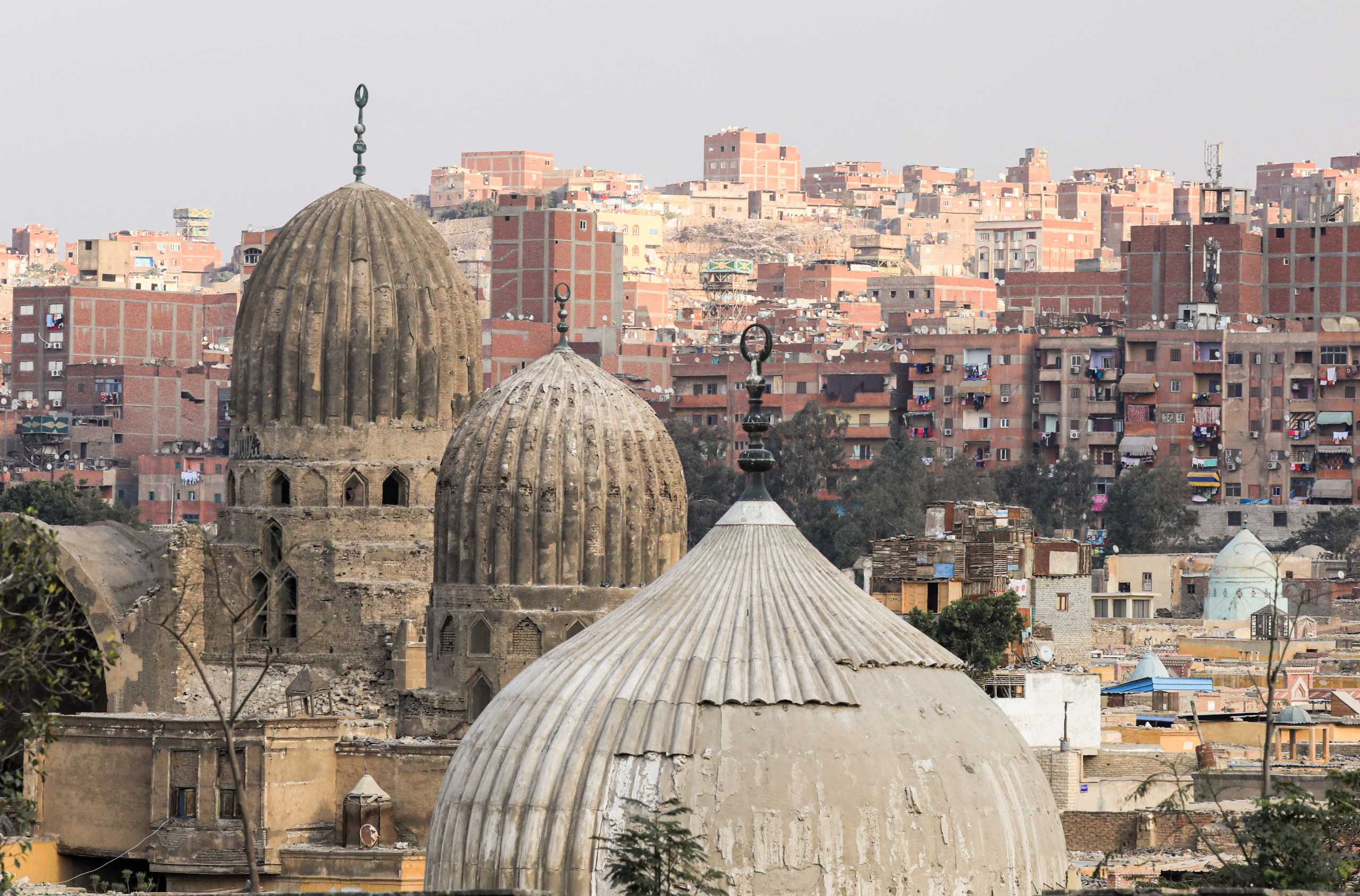 A general view of community houses and minarets are seen in the old Cairo, Egypt, January 24, 2022. Picture taken January 24, 2022. REUTERS