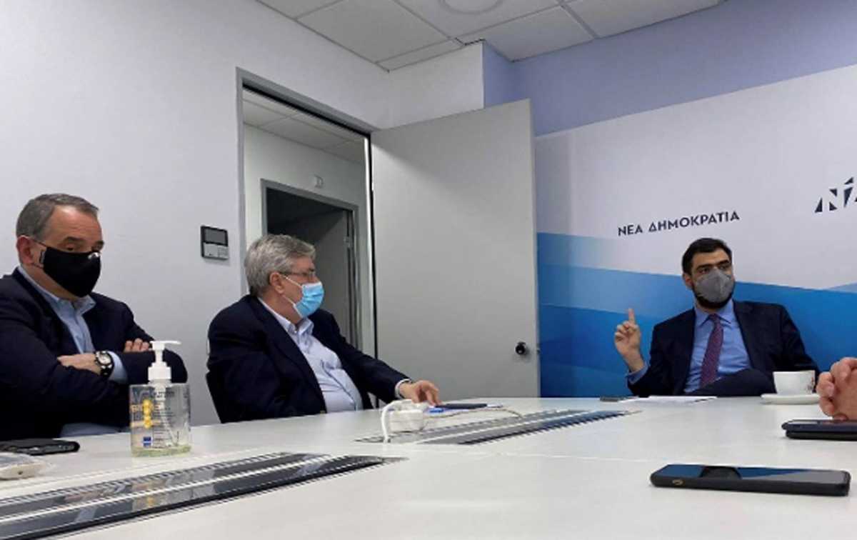 Συνάντηση του Προεδρείου της «ΕΝΟΤΗΤΑΣ» με τον Γραμματέα της Πολιτικής Επιτροπής της Νέας Δημοκρατίας Παύλο Μαρινάκη
