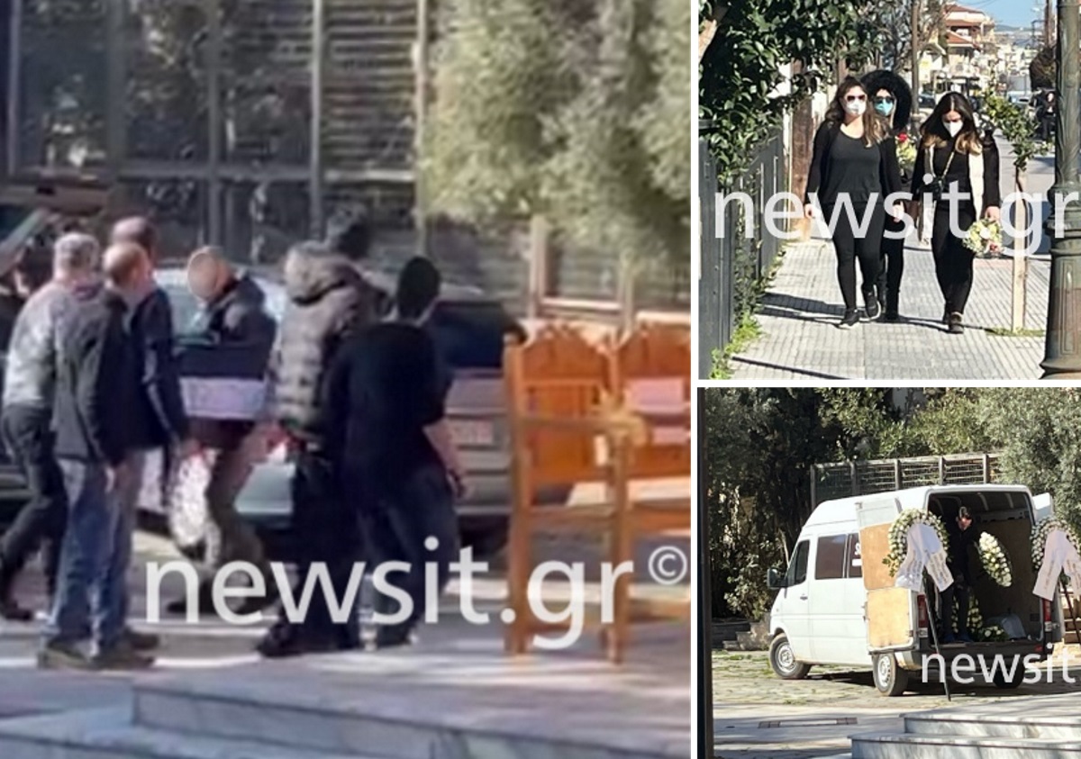Θεσσαλονίκη: Η κηδεία της μητέρας και τα παιδιών της που πέθαναν στο φλεγόμενο σπίτι