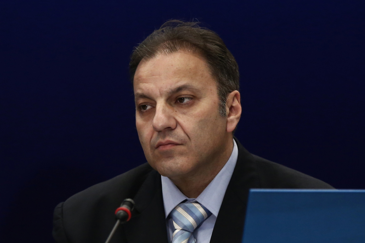 Ο επιμελητής του φωτογραφικού λευκώματος, Νίκος Κάτσικας, μιλάει στην εκδήλωση με θέμα «150 χρόνια Ελληνικός Τύπος στη χώρα του Νείλου", στο αμφιθέατρο της ΓΓΕΕ, Τετάρτη 16 Μαρτίου 2016. Εκδήλωση αφιερωμένη στον ελληνισμό της Αιγύπτου, ο οποίος, με τη δράση του, έχει συμβάλει καθοριστικά στην οικοδόμηση και διατήρηση των δεσμών φιλίας μεταξύ της Ελλάδας και της Αιγύπτου.  Κορμός της εκδήλωσης θα είναι η παρουσίαση του ομώνυμου φωτογραφικού λευκώματος. ΑΠΕ ΜΠΕ