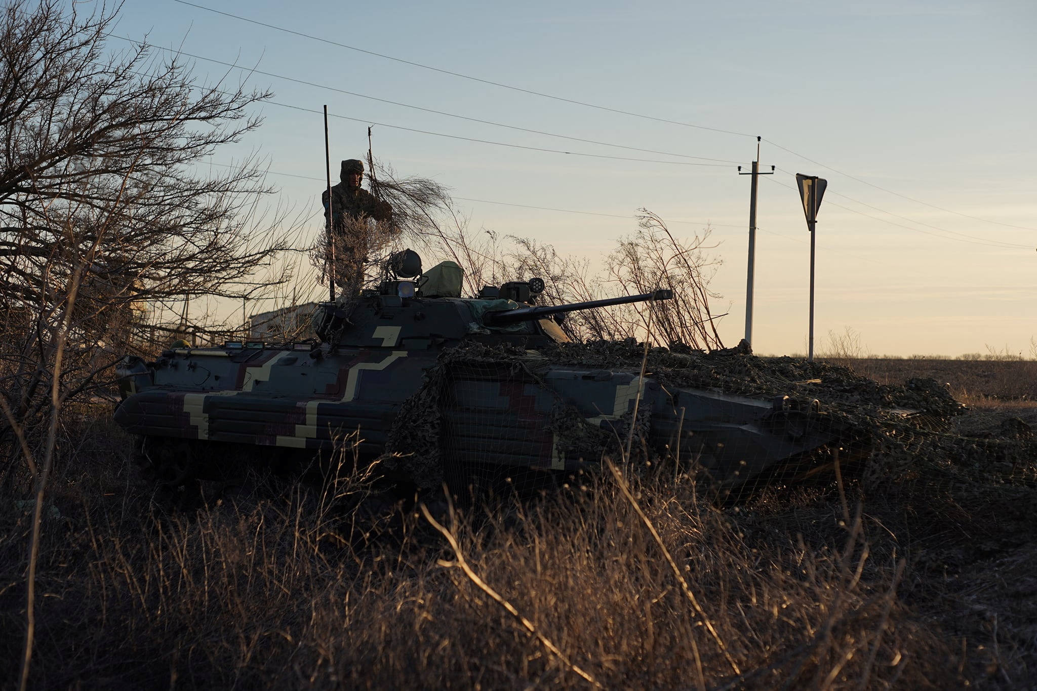 Service members of the 28th Separate Mechanized Brigade of the Ukrainian Armed Forces take part in coastal defence drills in the Odessa region, Ukraine, in this handout picture released January 28, 2022. Ukrainian Defence Ministry