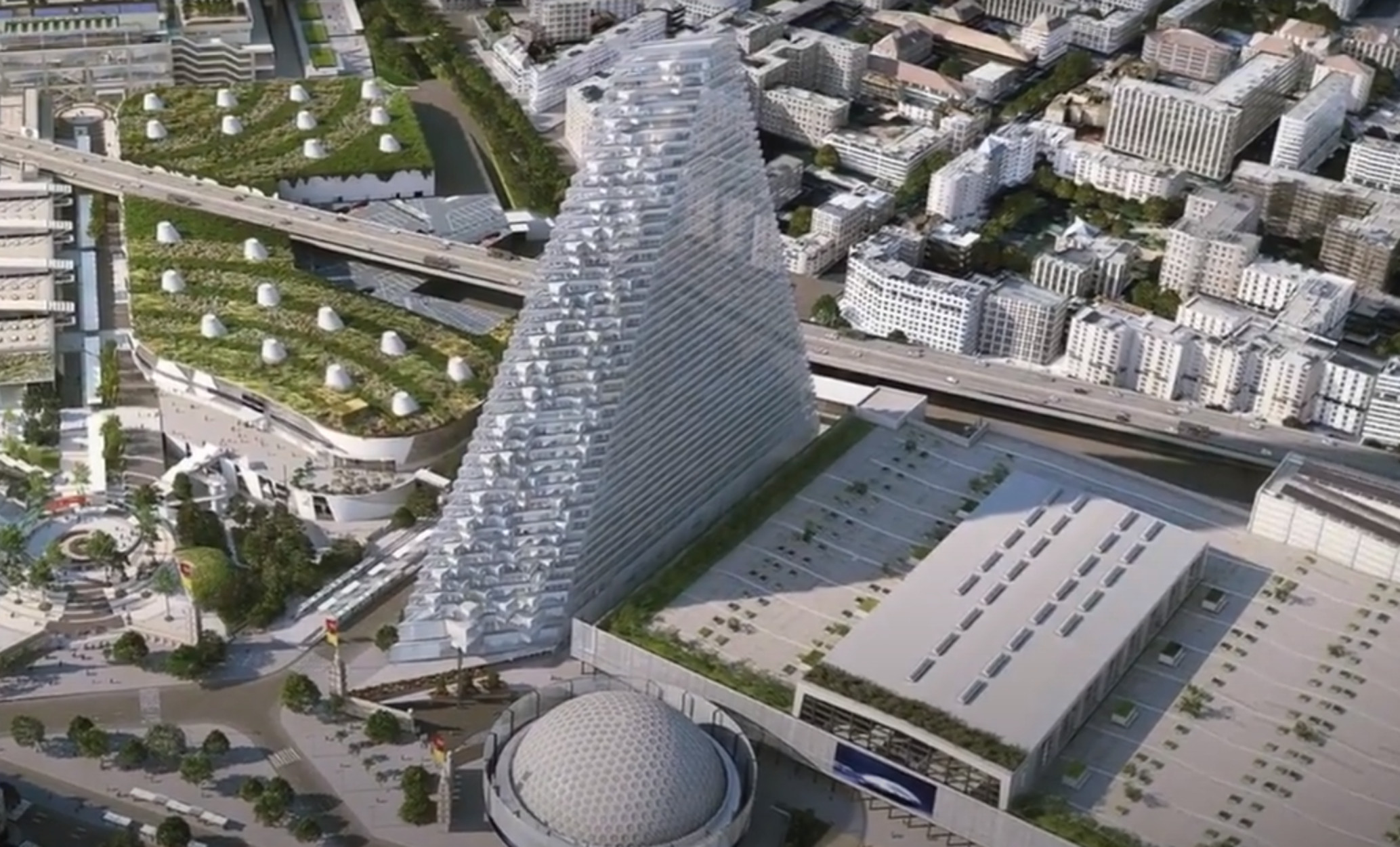 Παρίσι: Ξεκίνησε να χτίζεται ο εντυπωσιακός τριγωνικός ουρανοξύστης «Tour Triangle»