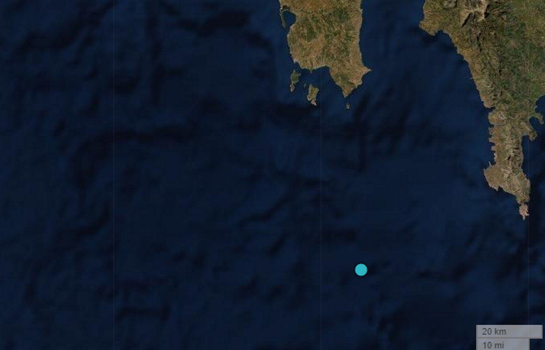Σεισμός 3,4 ρίχτερ ανοιχτά από την Πύλο – Ρηχό εστιακό βάθος