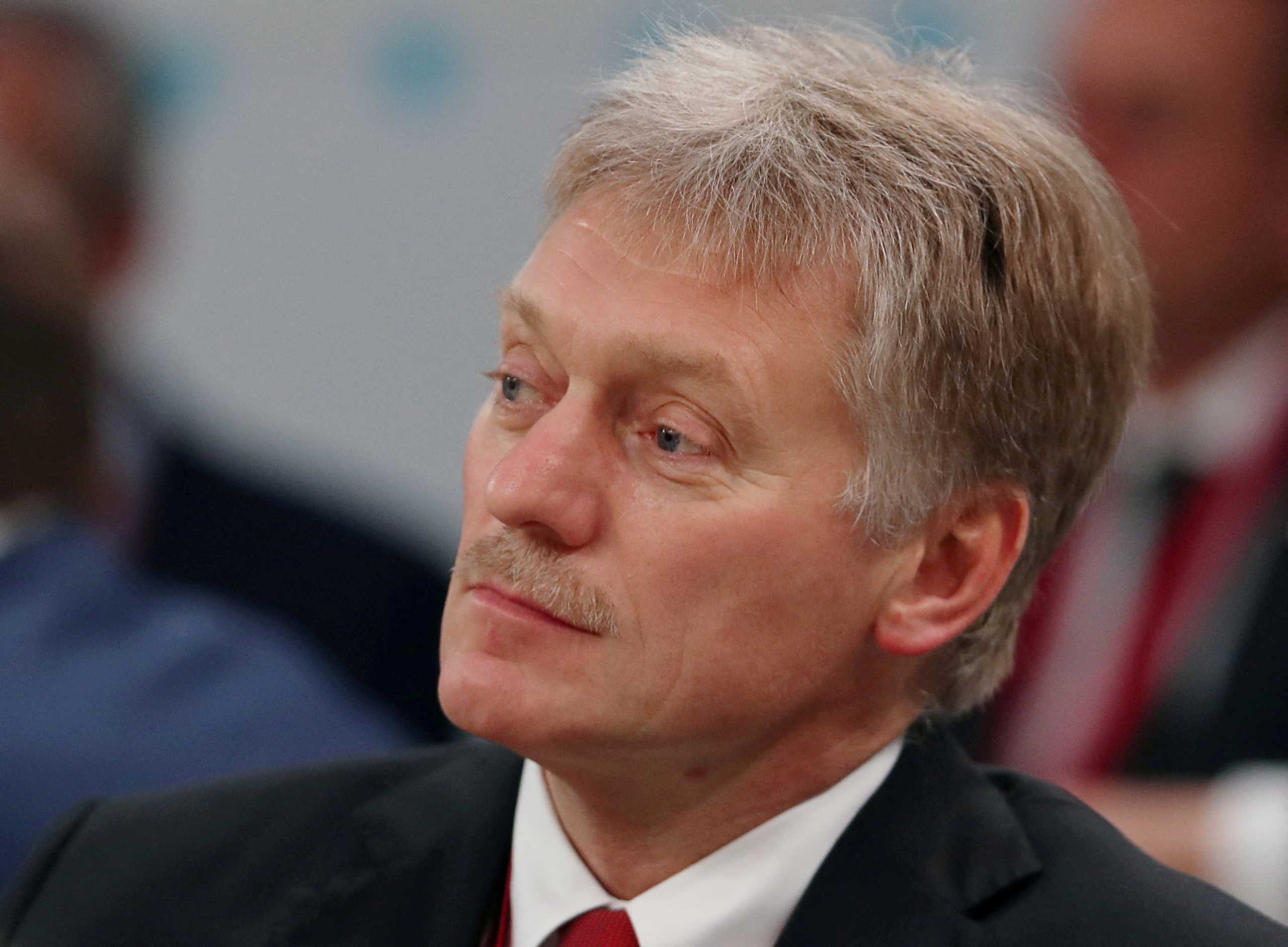 FILE PHOTO: Kremlin spokesman Dmitry Peskov attends a session of the St. Petersburg International Economic Forum (SPIEF) in Saint Petersburg, Russia, June 4, 2021. REUTERS