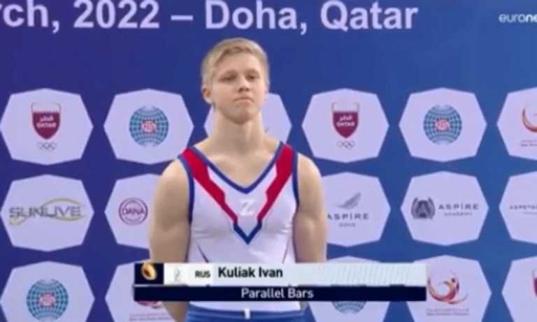 Ιβάν Κούλιακ: Ο Ρώσος γυμναστής με το «Ζ» καταγγέλλει προκλητική συμπεριφορά Ουκρανών αθλητών