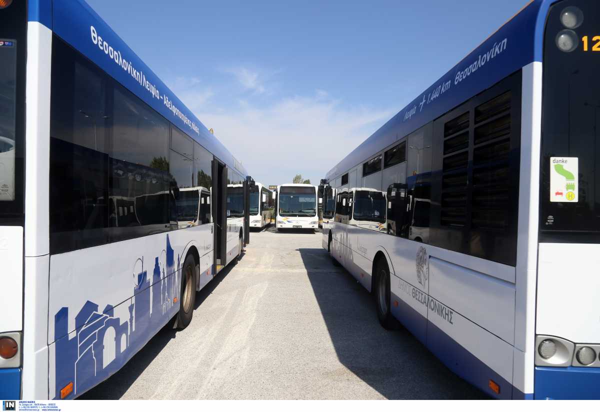 Χωρίς λεωφορεία η Θεσσαλονίκη μέχρι το μεσημέρι