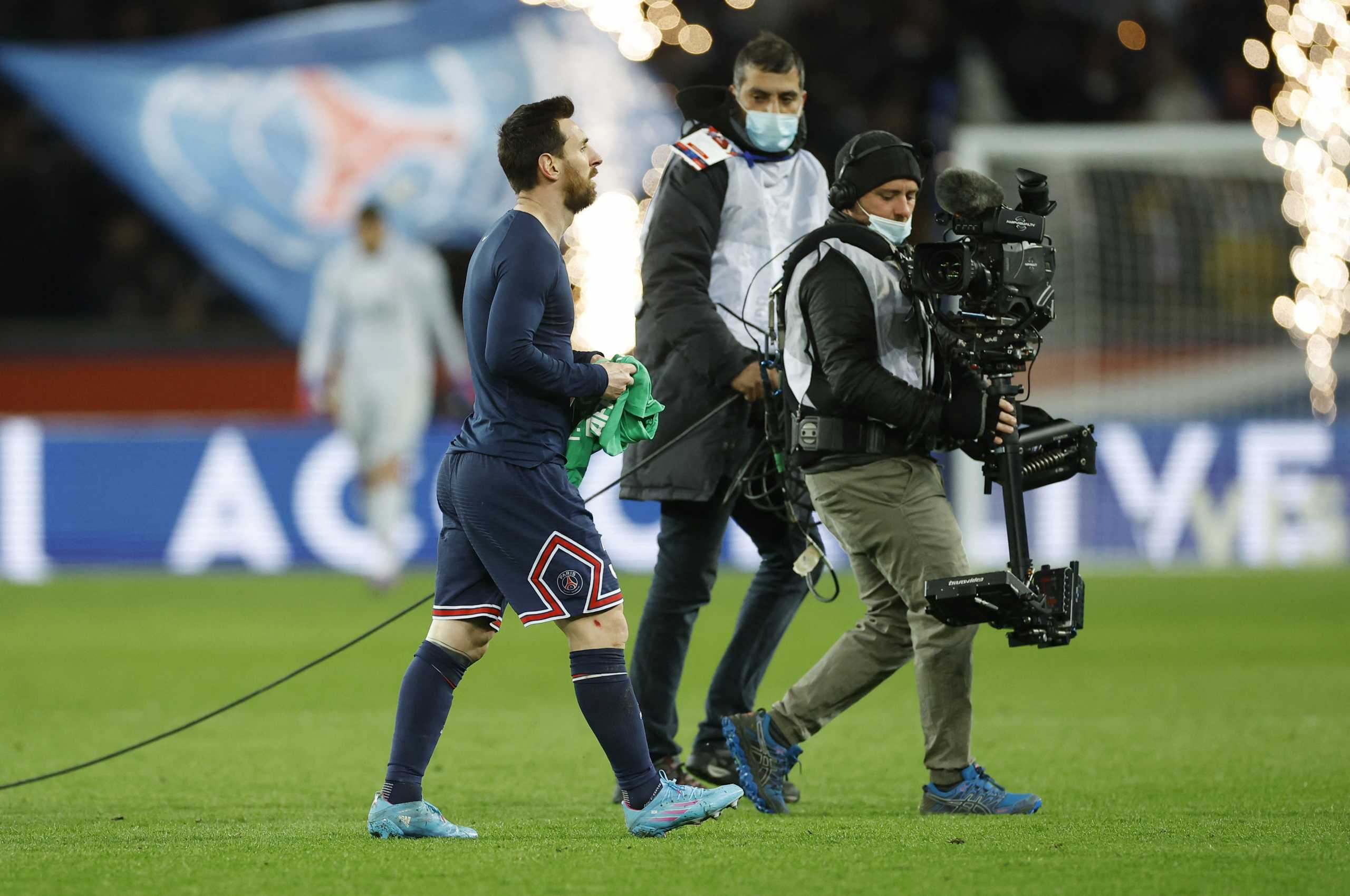 Soccer Football - Ligue 1 - Paris St Germain v AS Saint-Etienne - Parc des Princes, Paris, France - February 26, 2022 Paris St Germain's Lionel Messi after the match REUTERS