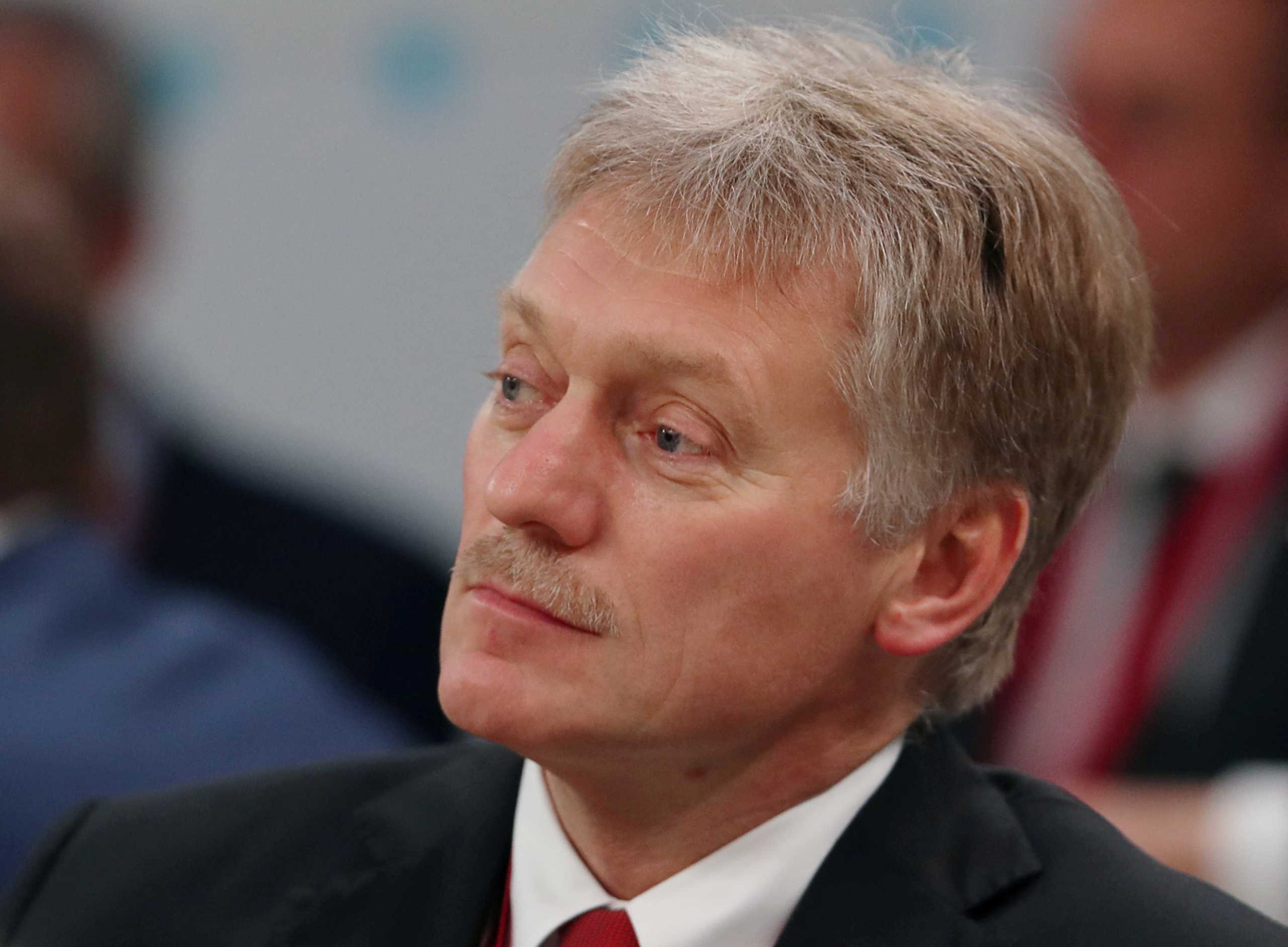FILE PHOTO: Kremlin spokesman Dmitry Peskov attends a session of the St. Petersburg International Economic Forum (SPIEF) in Saint Petersburg, Russia, June 4, 2021. REUTERS