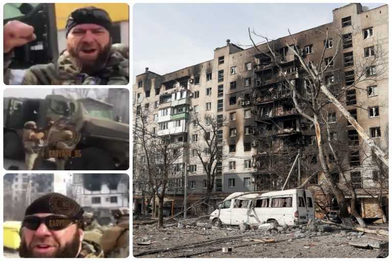 Πόλεμος στην Ουκρανία: Τσετσένοι πυροβολούν κτίρια στη Μαριούπολη και φωνάζουν «Αλλάχου Ακμπάρ»