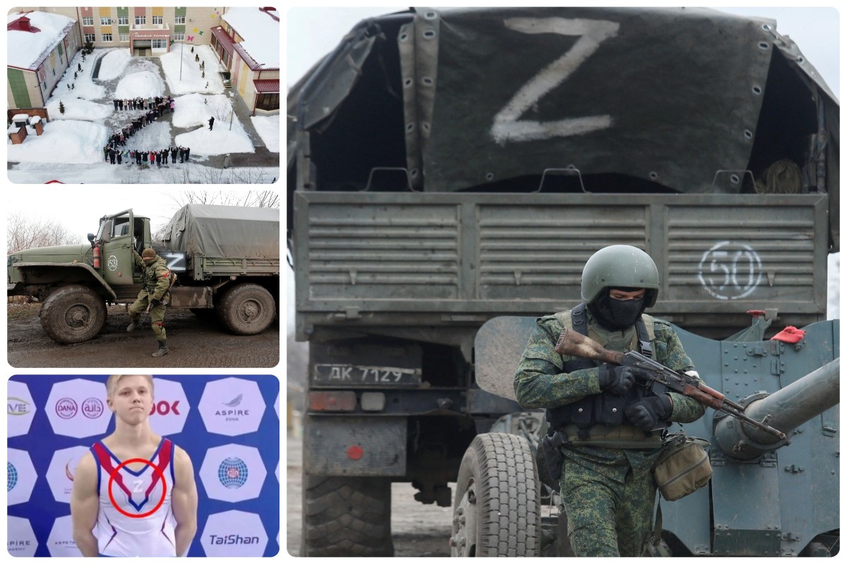 Πόλεμος στην Ουκρανία: Τι συμβολίζει το γράμμα «Ζ» στα άρματα μάχης της Ρωσίας