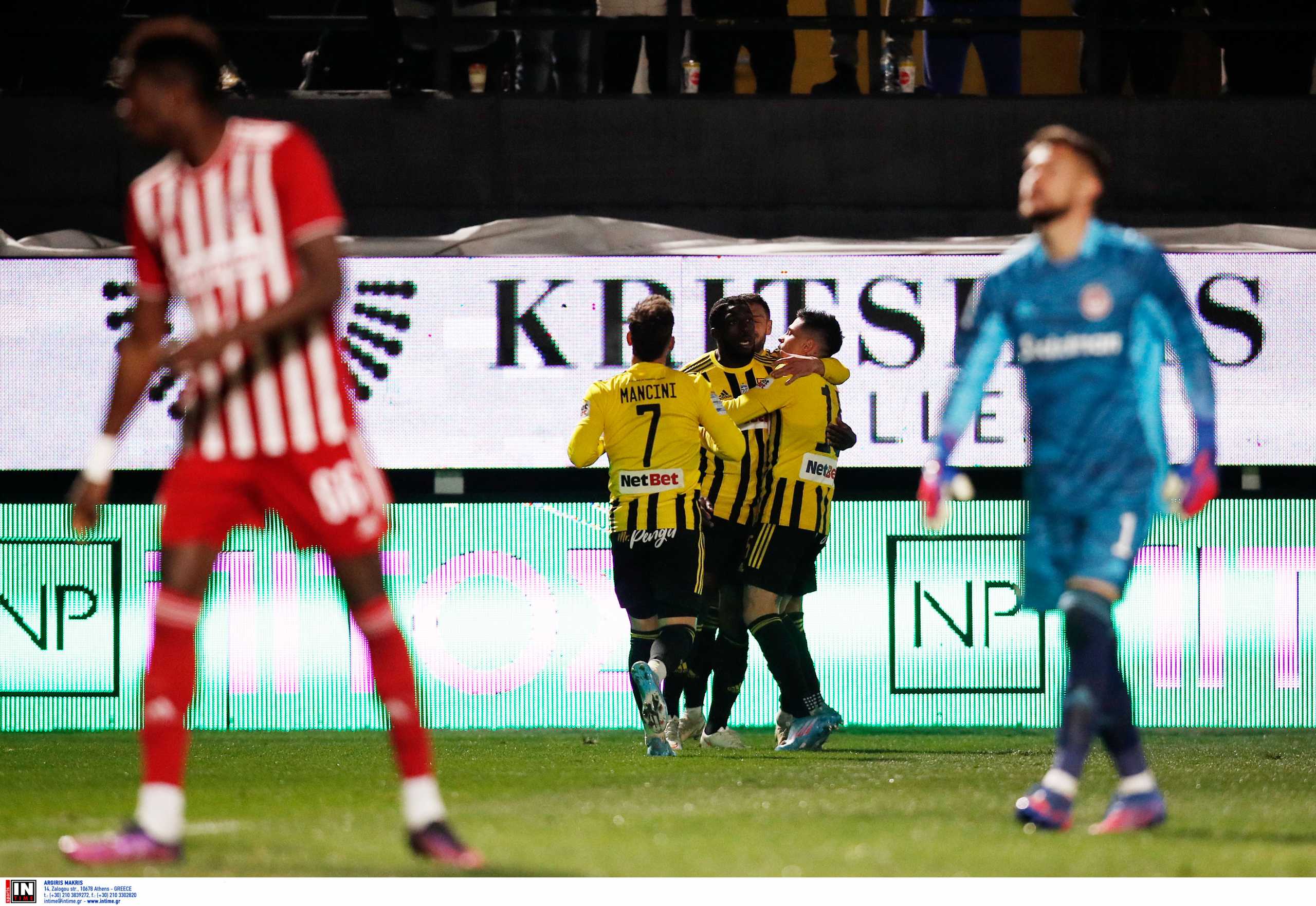 Superleague 1, Άρης – Ολυμπιακός 2-1: Νίκη Ευρώπης για τους «κίτρινους» – «Έσπασε» το αήττητο των Πειραιωτών
