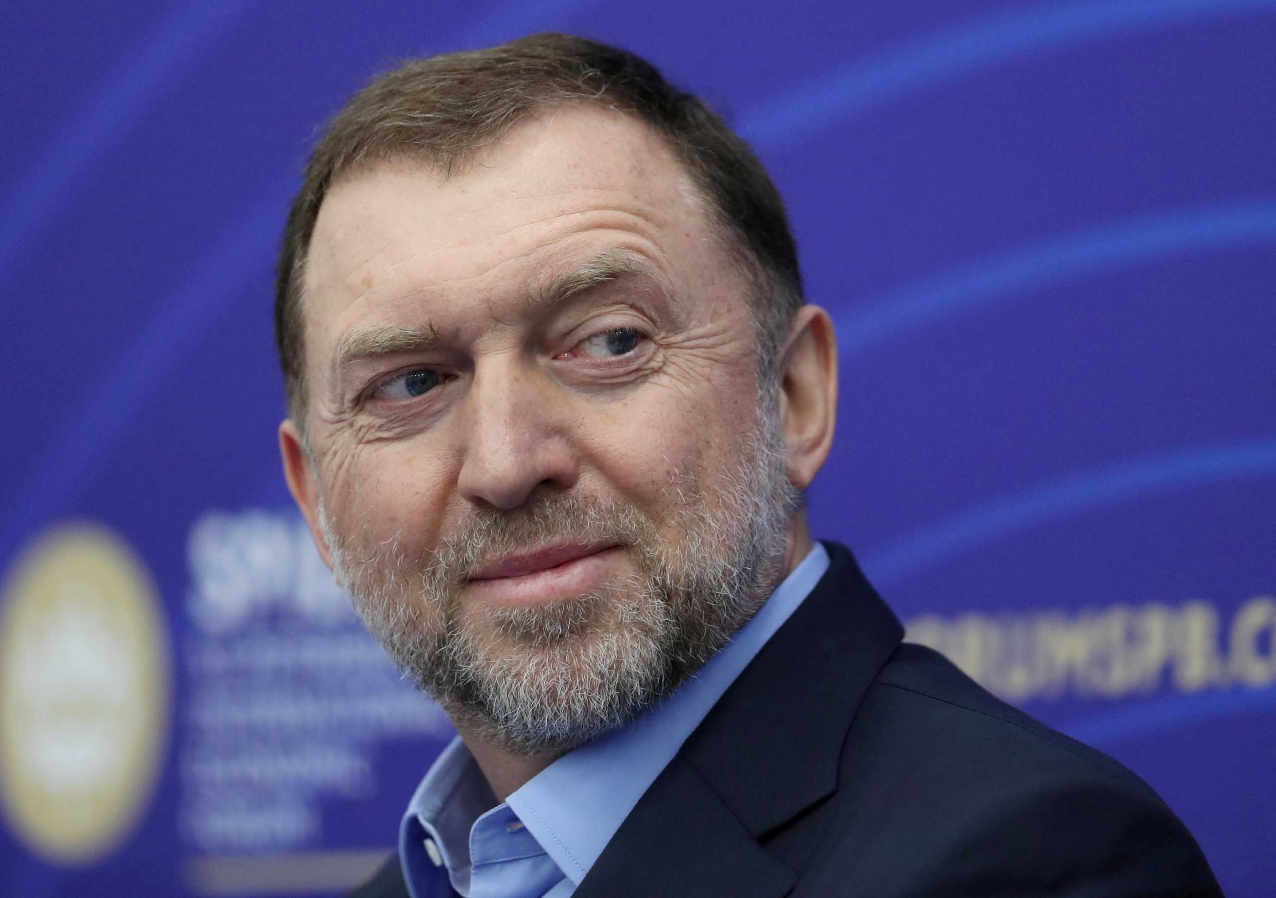 FILE PHOTO: Russian tycoon Oleg Deripaska attends a session of the St. Petersburg International Economic Forum (SPIEF) in Saint Petersburg, Russia, June 3, 2021. REUTERS