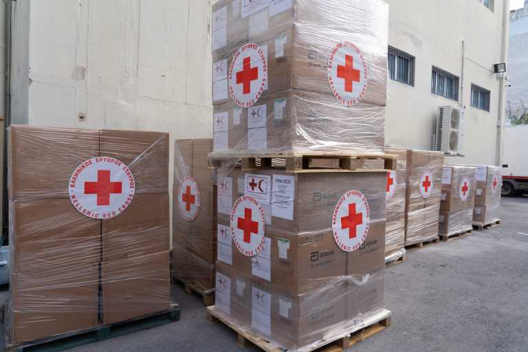 Ουκρανία: Σχεδόν 50 τόνους ανθρωπιστικής βοήθειας στέλνει ο Ελληνικός Ερυθρός Σταυρός