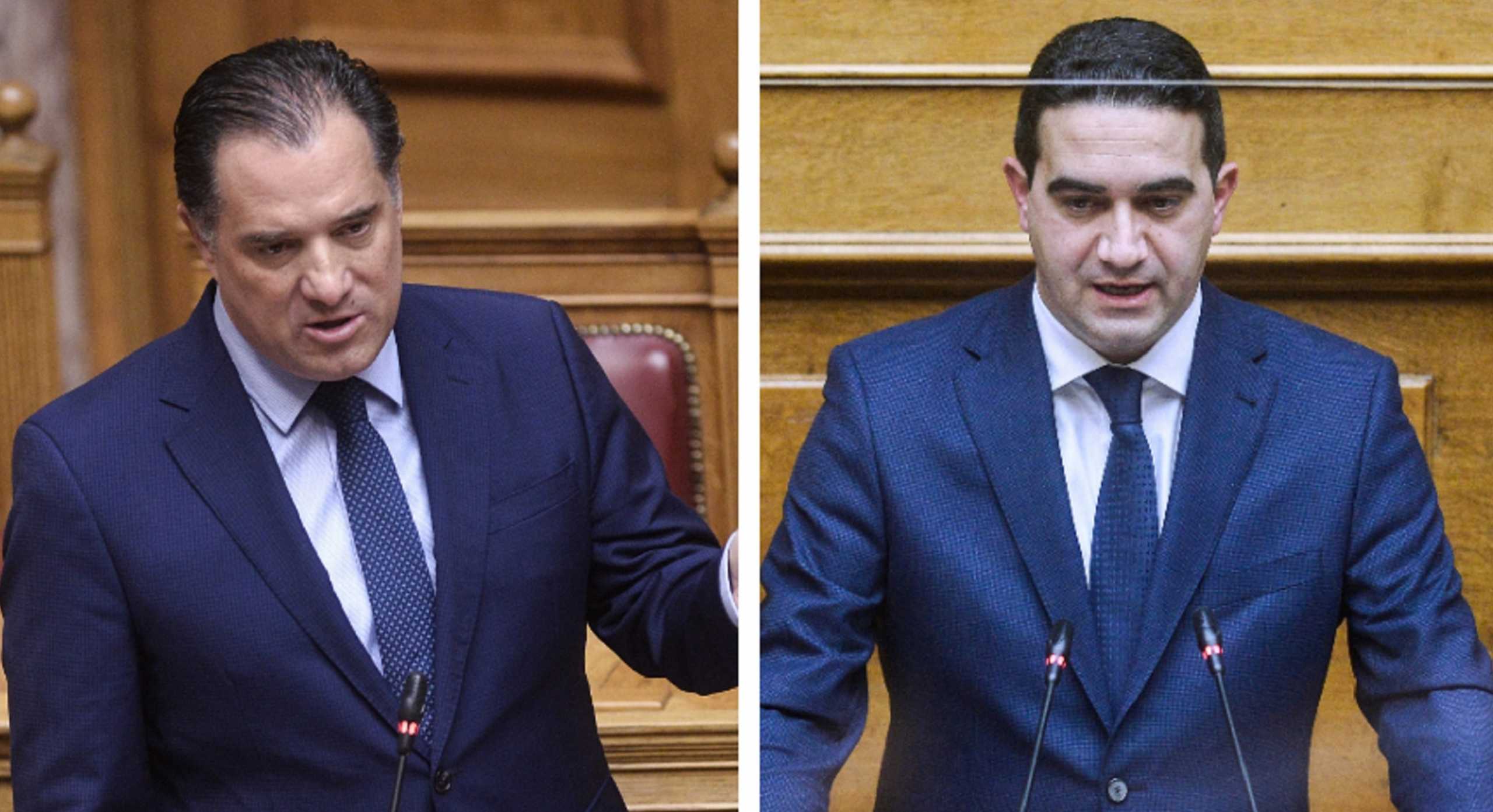 Κόντρα Γεωργιάδη – Κατρίνη στη Βουλή: «Εγώ σε διόρισα στον ΟΚΑΝΑ» – «Προσωπικές επιθέσεις και κακία»