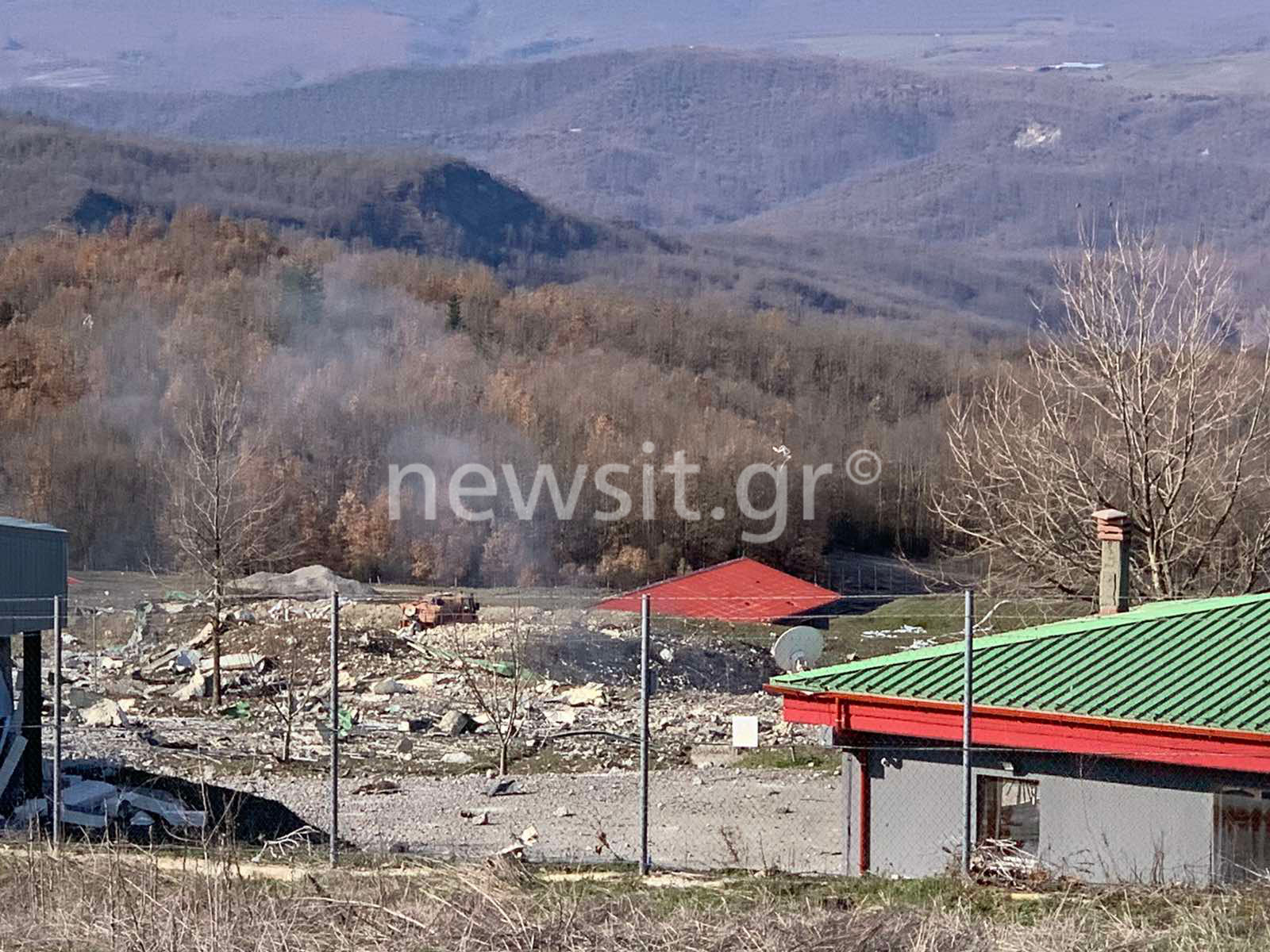 Γρεβενά: Ισχυρή έκρηξη σε εργοστάσιο στην Ιτέα