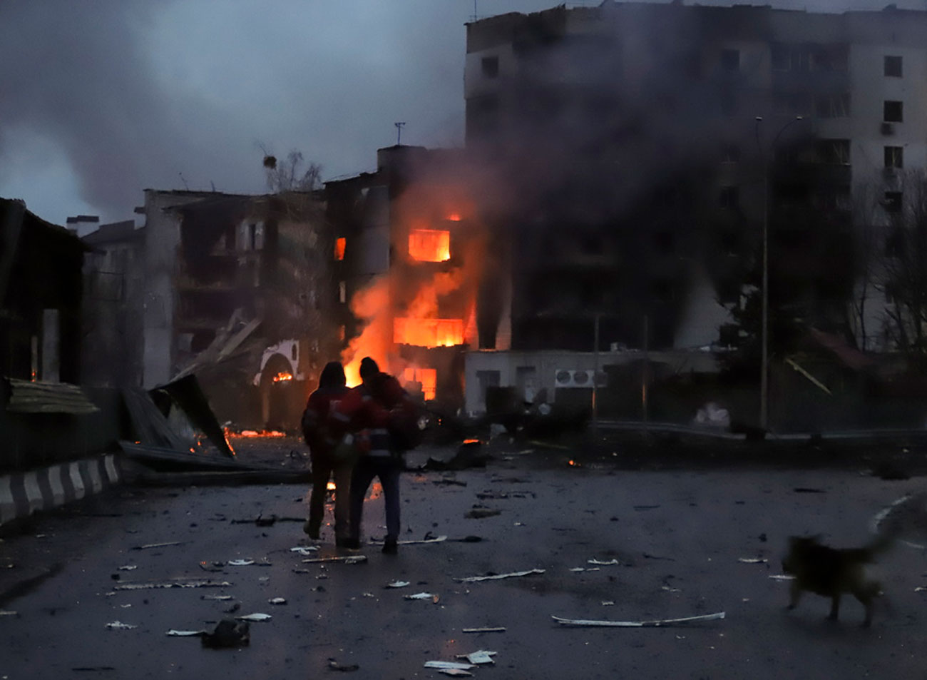 Πόλεμος στην Ουκρανία: Κόλαση εκρήξεων στο Κίεβο