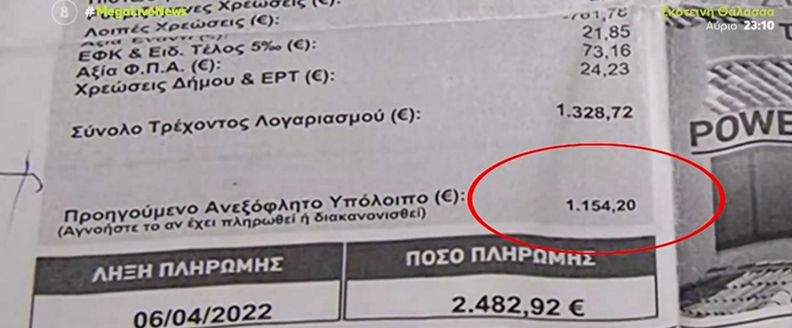 Κρήτη: «Εγκεφαλικό» για τον λογαριασμό ρεύματος που ήρθε 2.500 ευρώ – Άνθρωποι σε απόγνωση