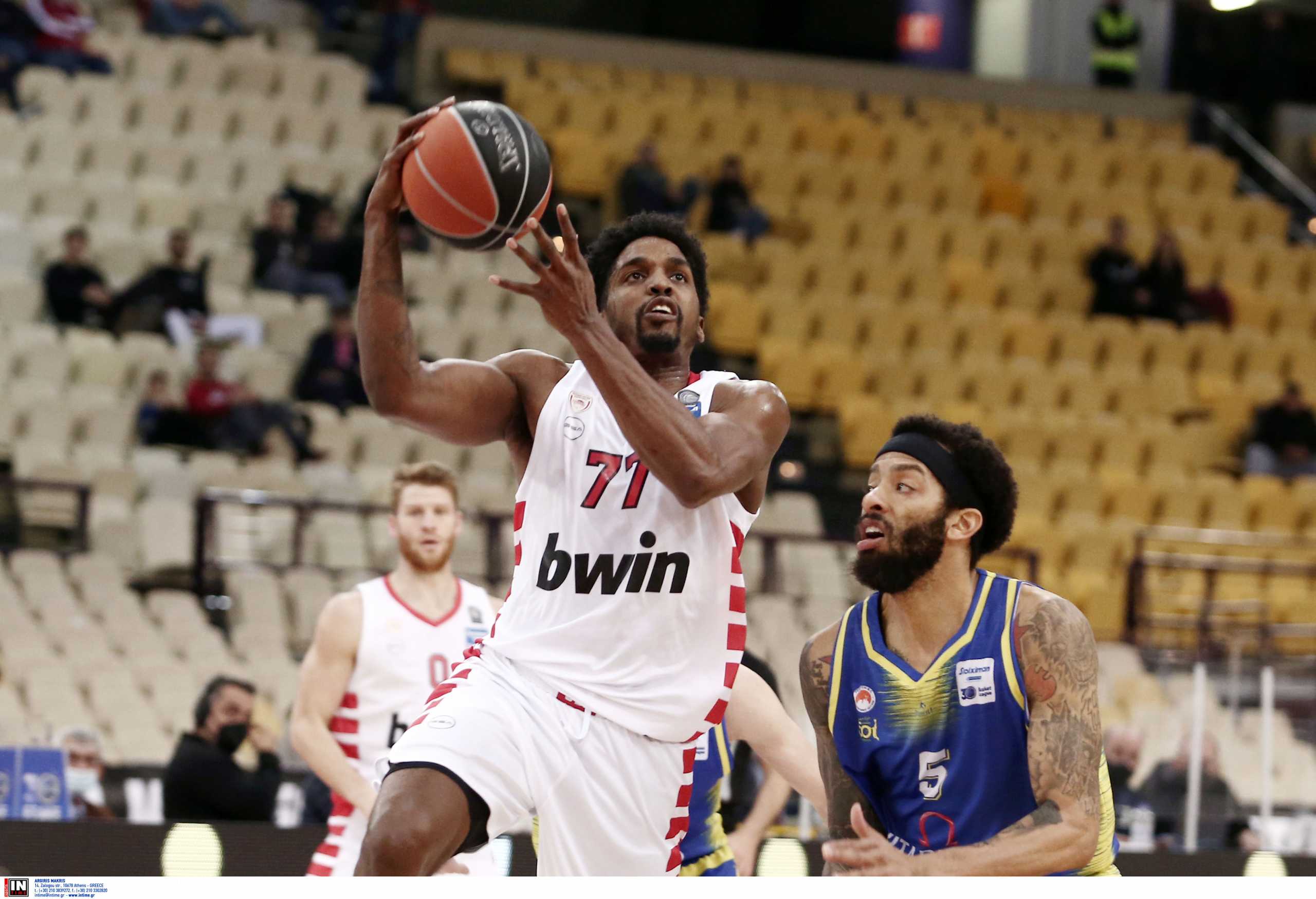 Basket League, Ολυμπιακός – Περιστέρι 104-85: Σαρωτικοί οι Πειραιώτες πριν την Μπαρτσελόνα