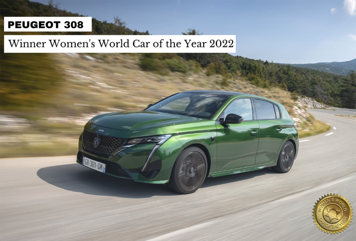 Το νέο Peugeot 308 αναδείχθηκε Women’s World Car of the Year 2022