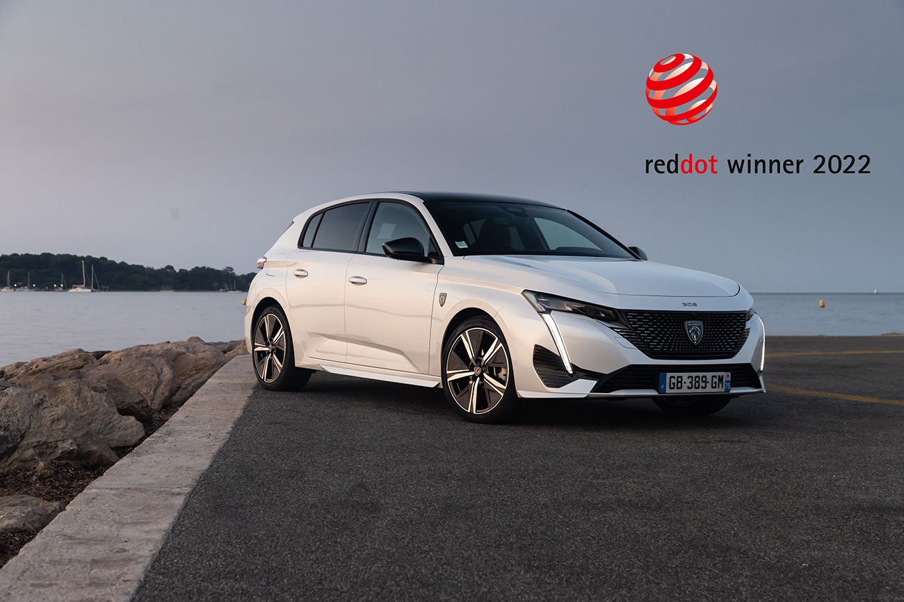 Το νέο Peugeot 308 κατέκτησε το βραβείο σχεδιασμού Red Dot Award 2022