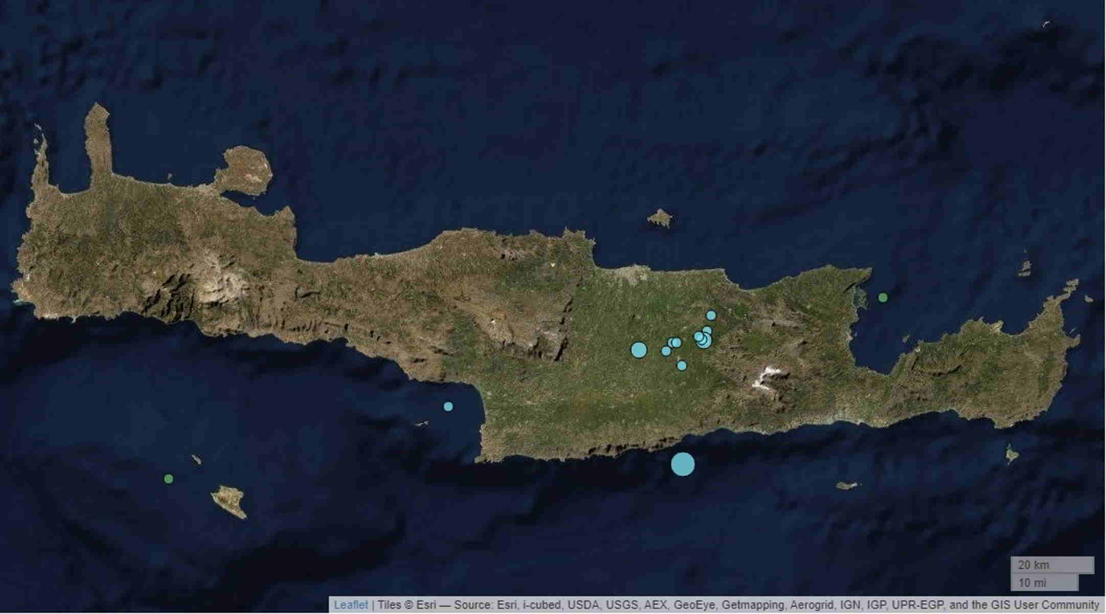 Σεισμός 4,6 ρίχτερ ταρακούνησε το Ηράκλειο – 14 χλμ. το εστιακό βάθος