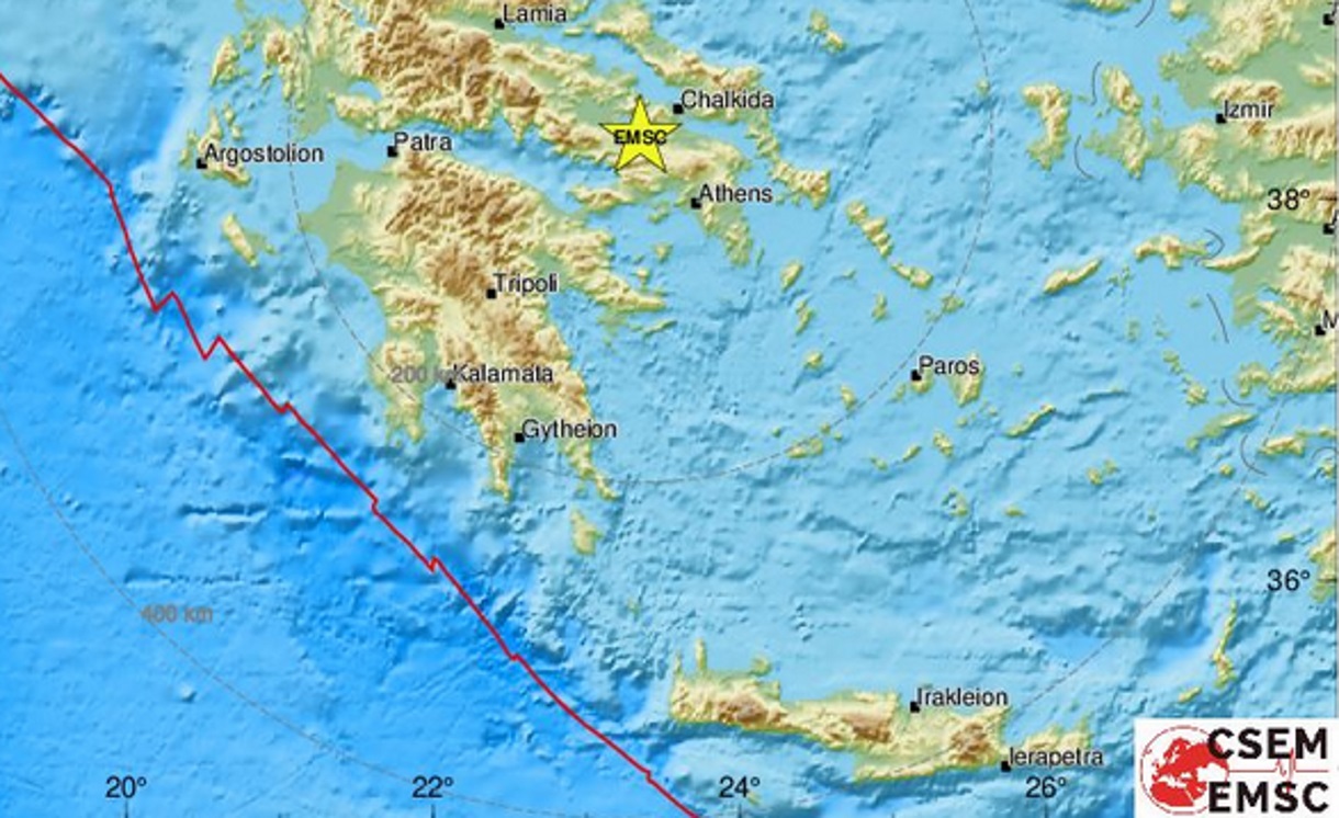 Νέος σεισμός στη Θήβα – Αισθητός και στην Αττική