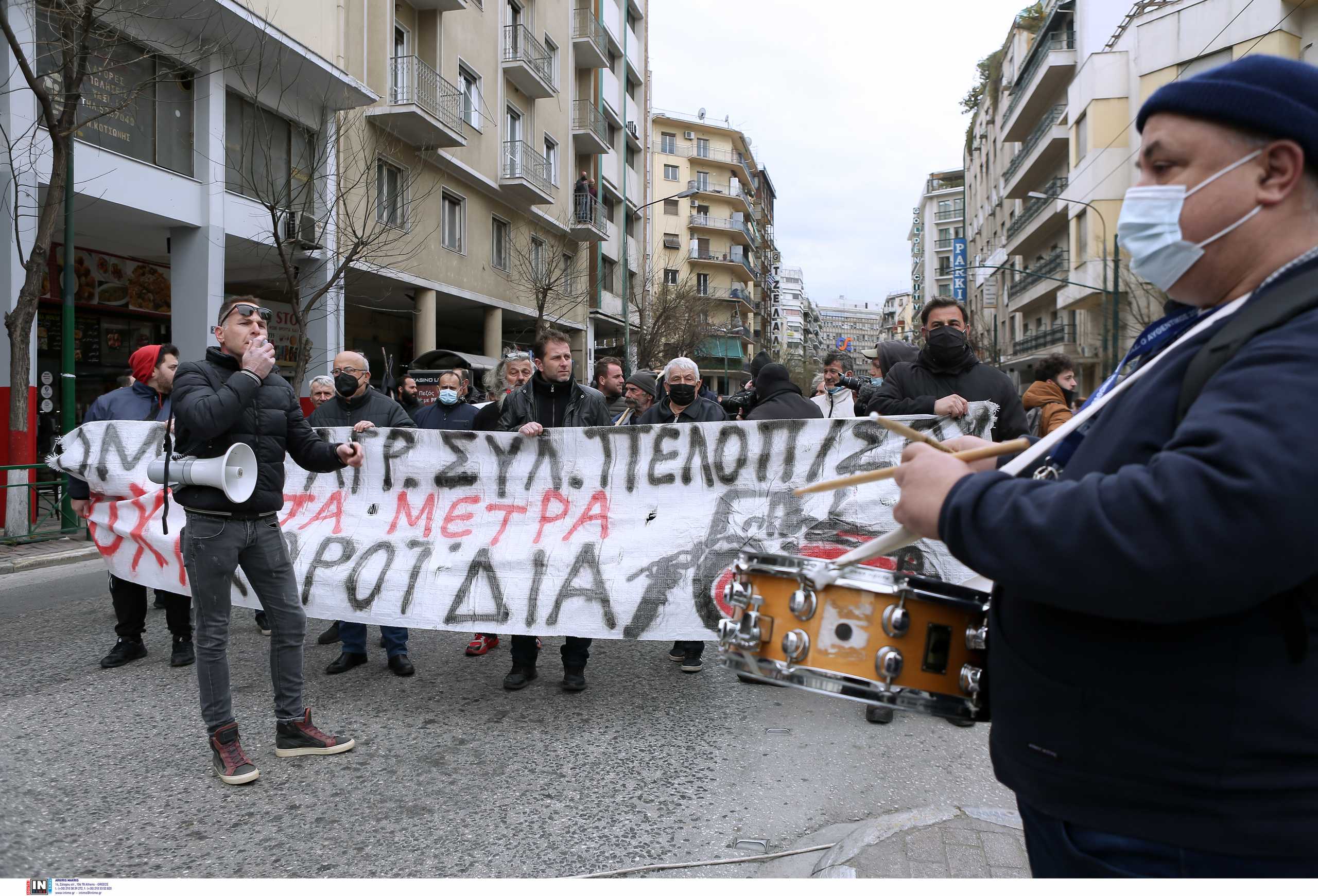 Πανελλαδικό συλλαλητήριο αγροτών στο κέντρο της Αθήνας