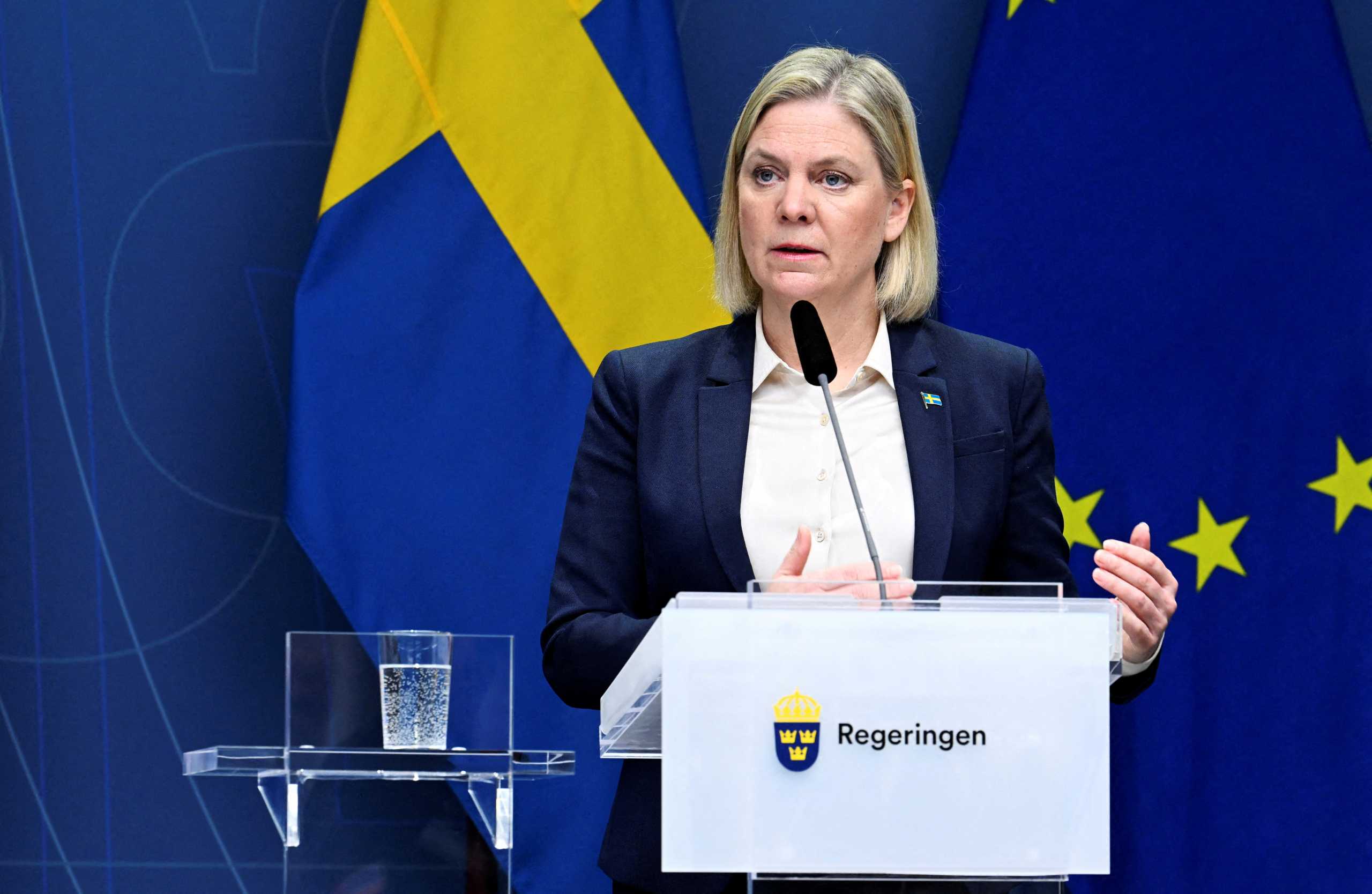 Σουηδία: «Δεν αποκλείεται» η ένταξη στο ΝΑΤΟ λόγω του πολέμου στην Ουκρανία λέει η πρωθυπουργός